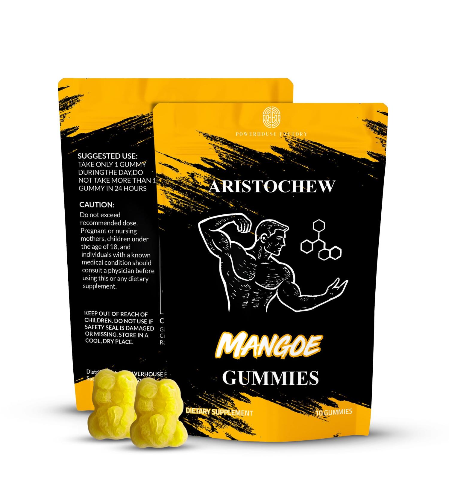 Aristochew Multivitamin for Men Gummies Men s Multivitamins Gummies for Energy Immunity & Metabolism Support Non-GMO Gluten-Free Supplement with 10 Essential Vitamins Mango Flavor 10 Count - Buy Online on GoSupps.com