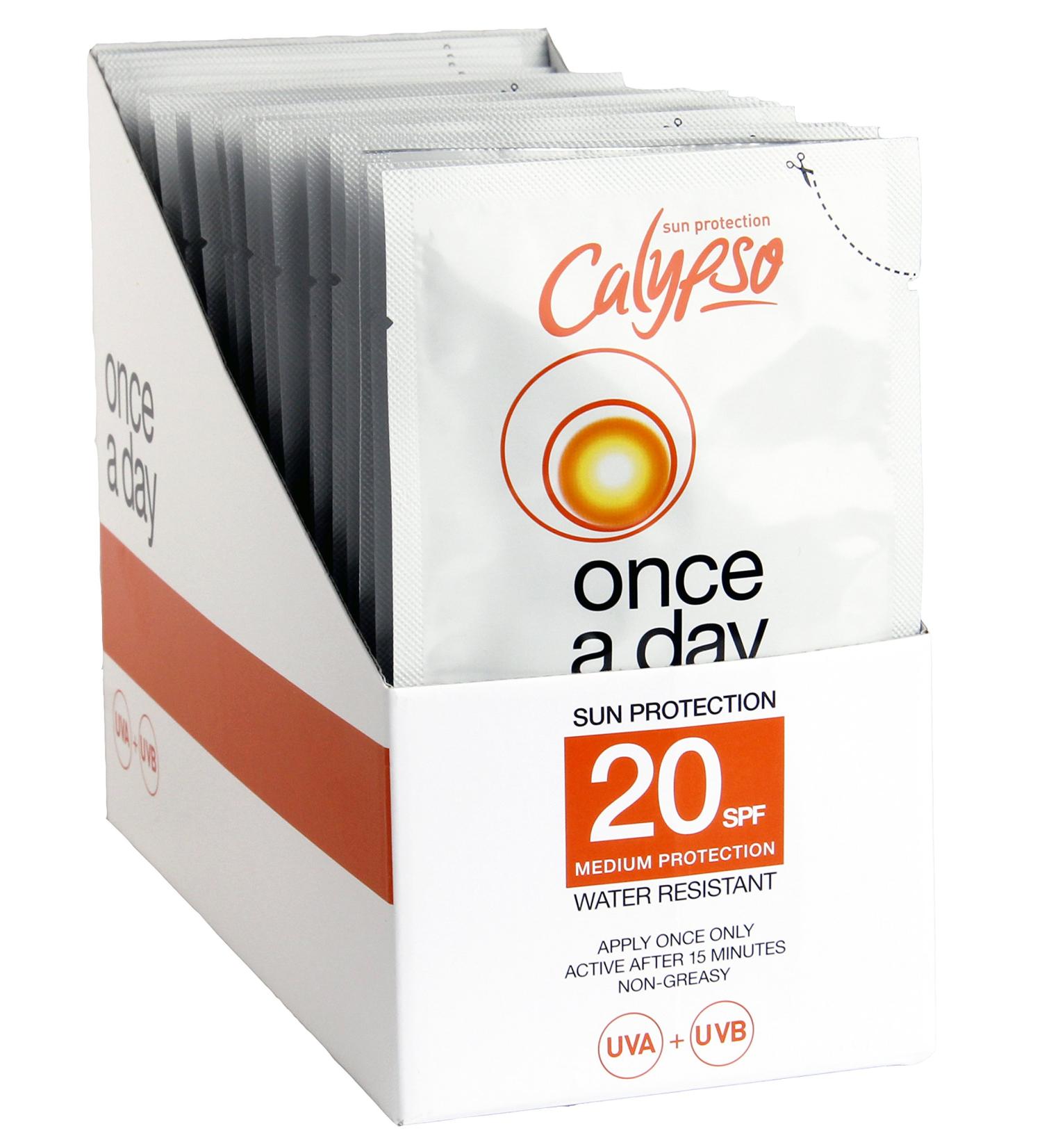 Calypso Once A Day SPF20 Sachet (Box of 24) - Buy Online on GoSupps.com