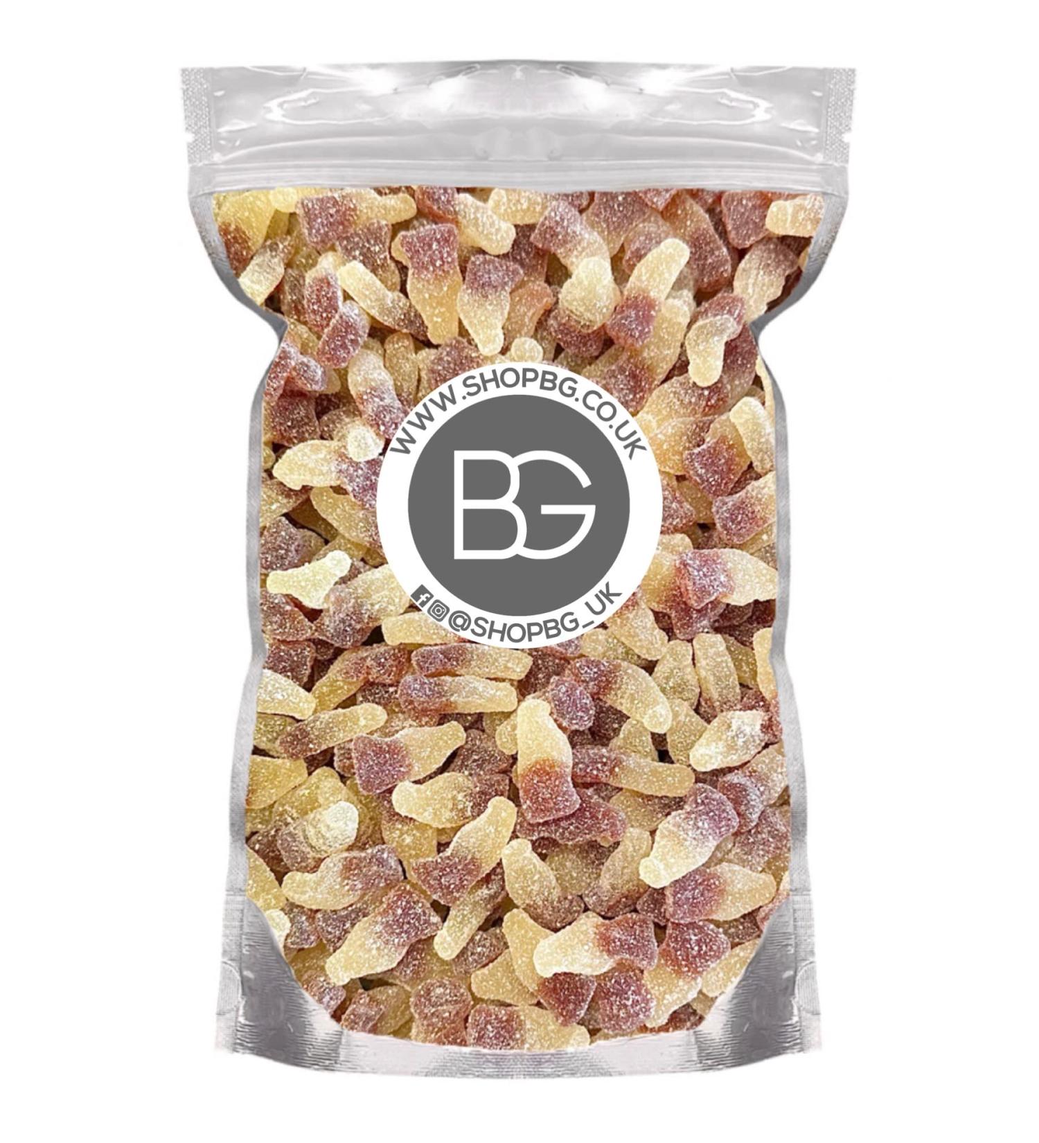 BG Quality Pick & Mix Sweets - Choose Your Own Favourites Single Sweet Pouch 800g (Fizzy Cola Bottles) Fizzy Cola Bottles 800g