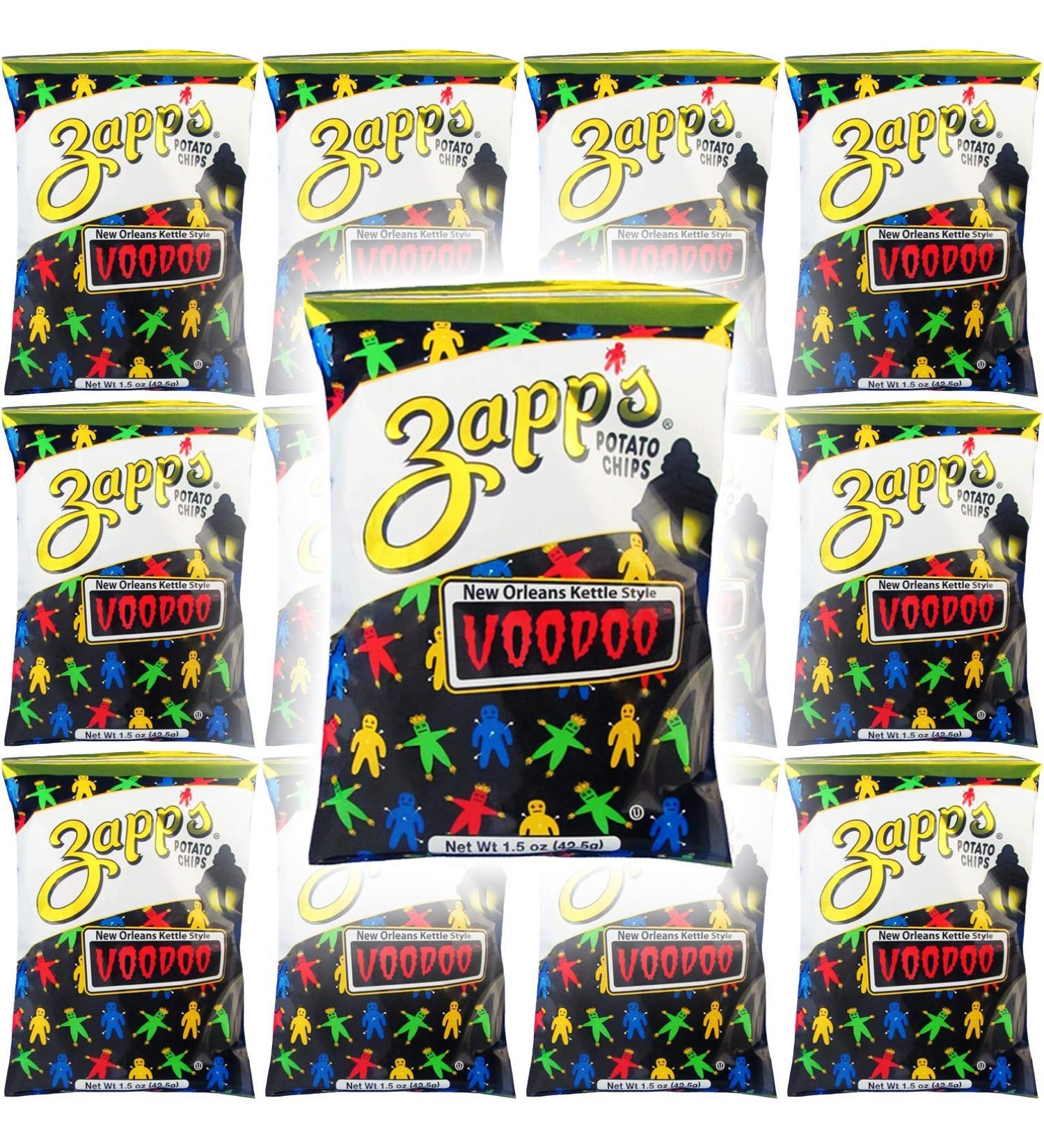 Zapp's VooDoo New Orleans Kettle Style Potato Chips 1.5oz (12-Pack) - Buy Online on GoSupps.com