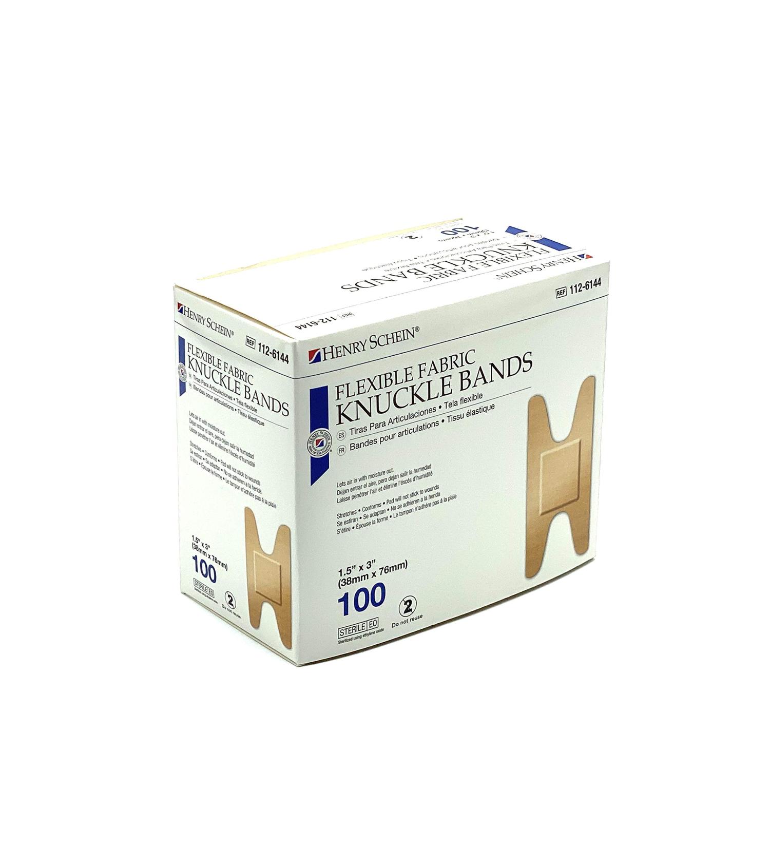 Knuckle Fabric Bandages 1.5" x 3" 100/BX