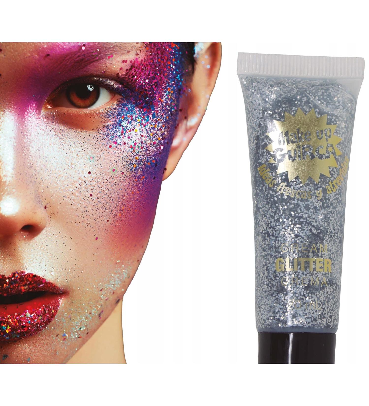 FIESTAS GUIRCA Make-Up Foundation Make Up Glitter Gel Silver 20 ml