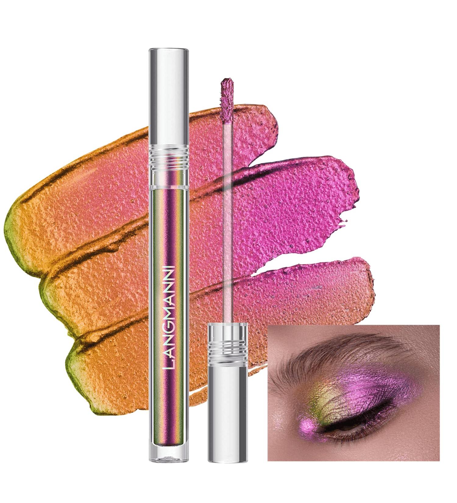 WONDER Multichrome Chameleon Metallic Purple Pink Eye Shadow - High Pigmented Waterproof Glitter Shimmer Duochrome Eye Gloss Makeup - Buy Online on GoSupps.com