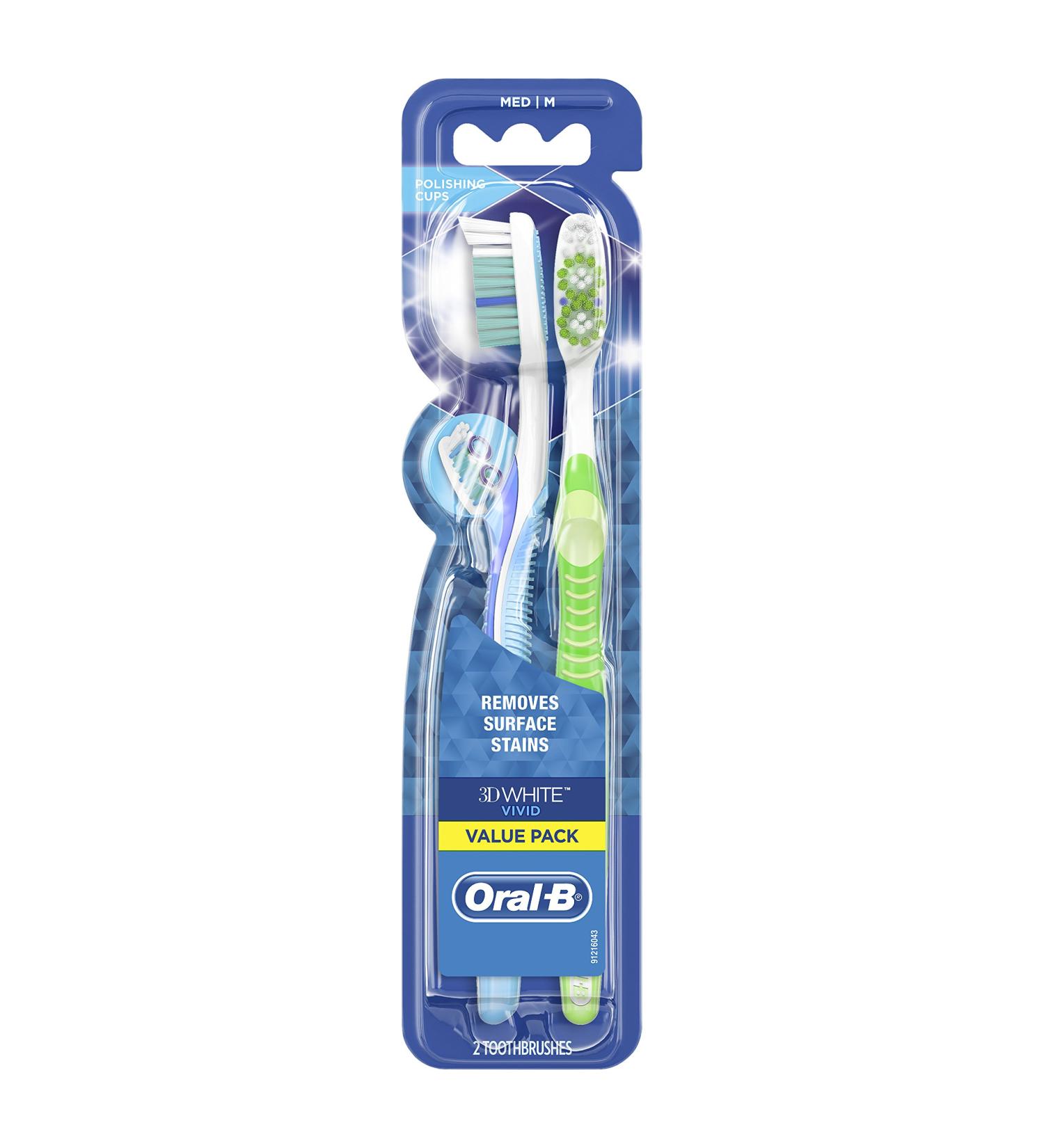 Oral B Advantage Toothbrush  Medium - 2 ct