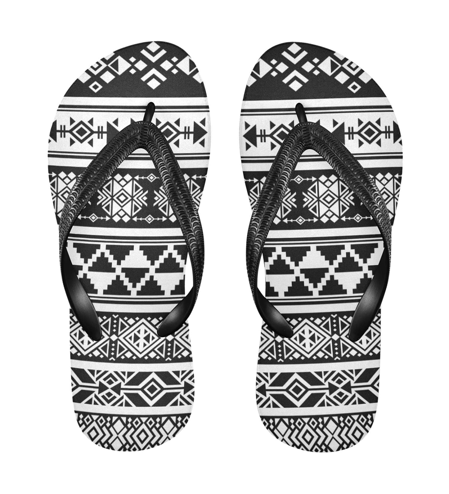 Mnsruu African Mexican Azican-Zick Flip Flops & Sandals | XXL Travel Slippers for Men & Women - Perfect for Hotel Spa & Bedroom - Buy Online on GoSupps.com