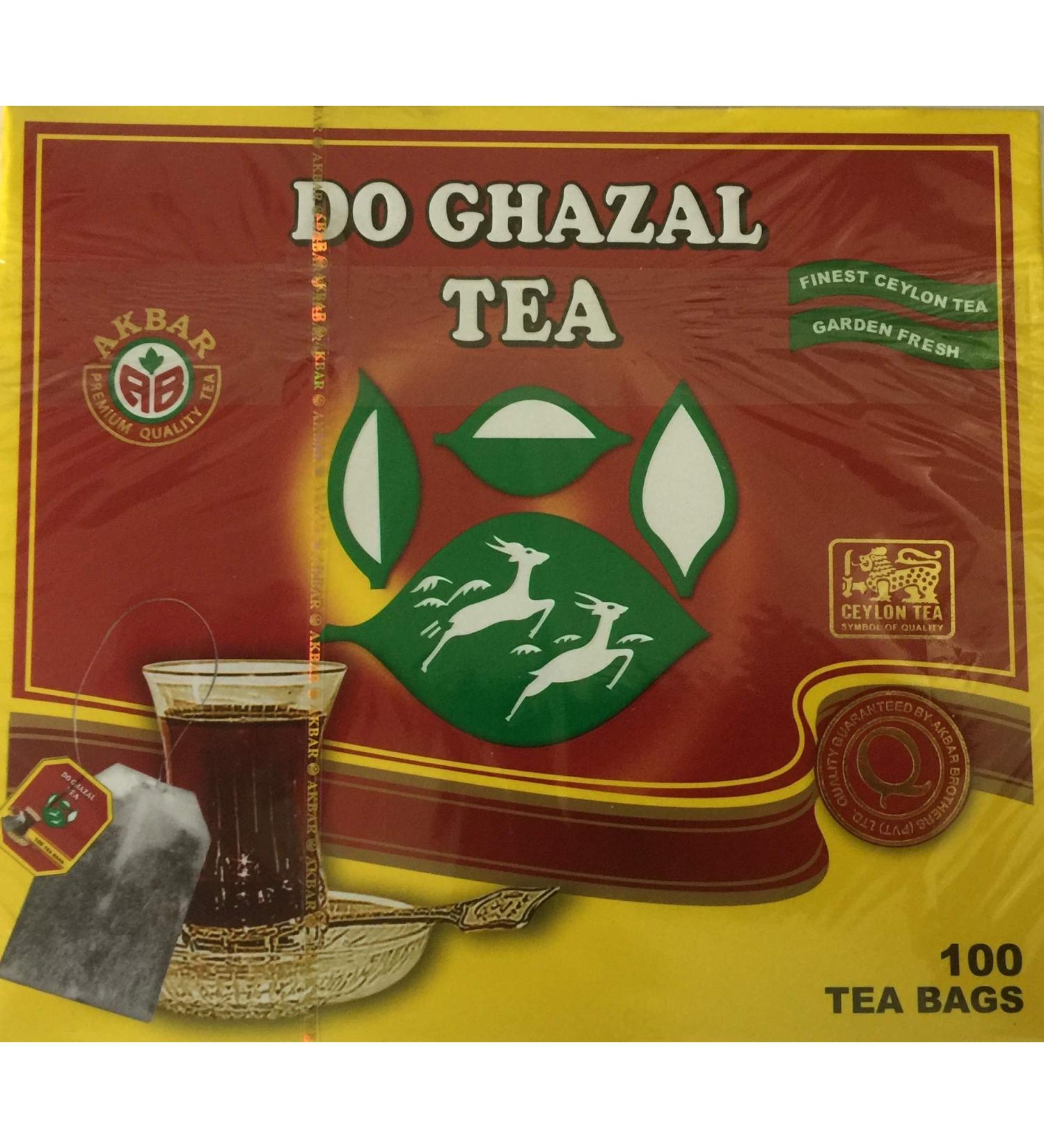Do Ghazal Ceylon Persian Tea 100 Count Tea Bags - Buy Online on GoSupps.com