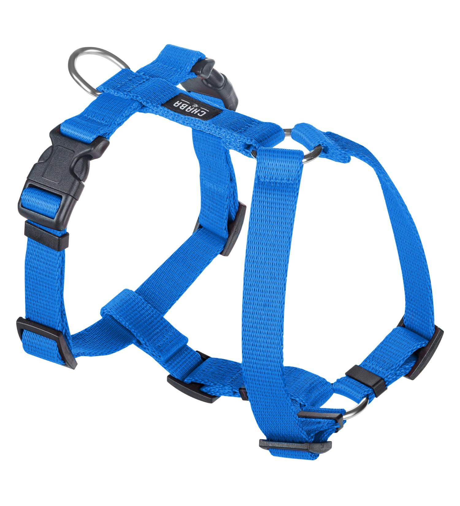 Chaba Guard Dog Harness for Large Dogs - Anti-Choke Adjustable & Lightweight Blue Step-In Harness | Perfect for Running & Training - Buy Online on GoSupps.com