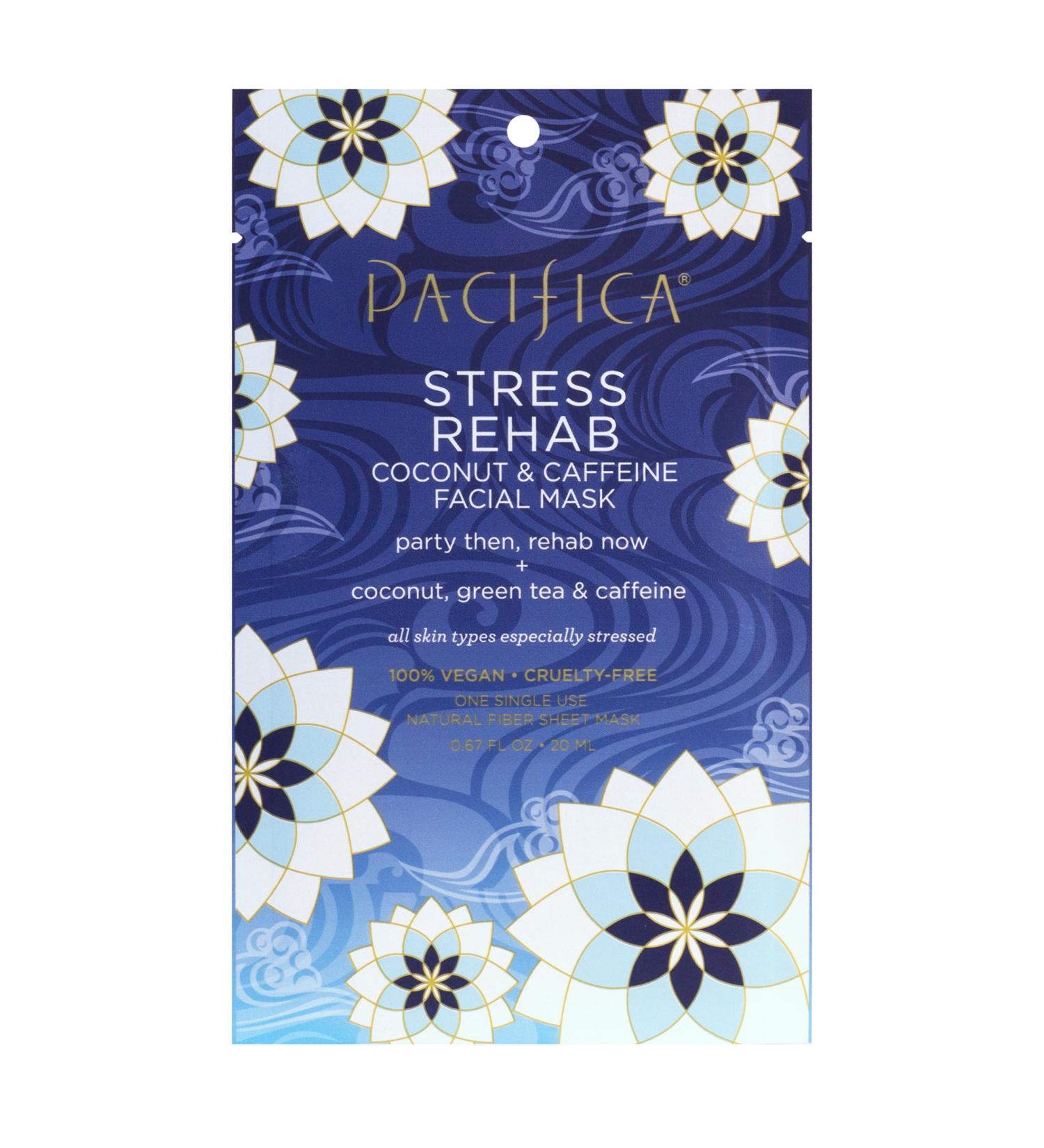 Pacifica Stress Rehab & Caffeine Facial Mask - White Coconut | Soothing Skincare Treatment - Buy Online on GoSupps.com