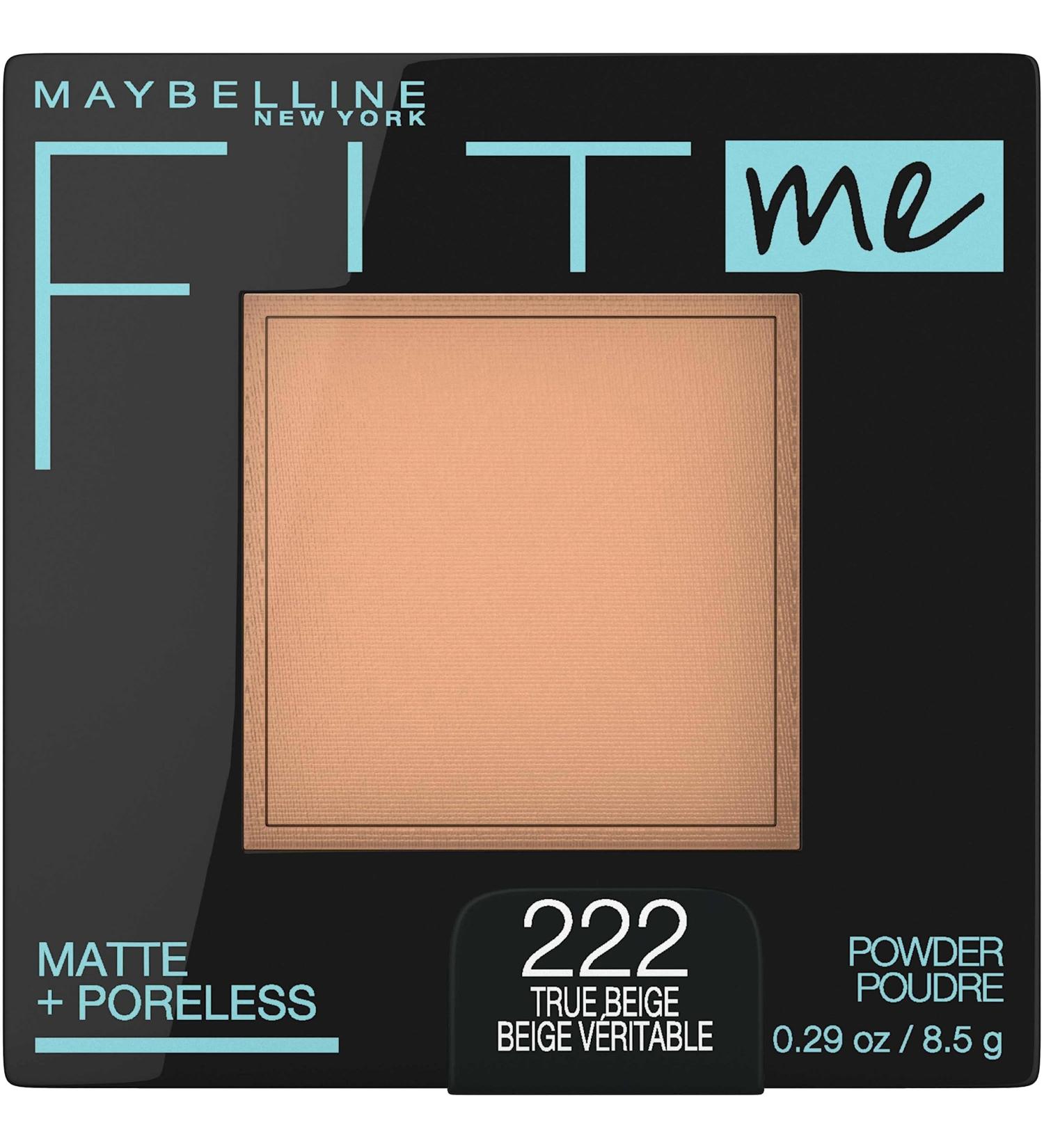 Maybelline Fit Me Matte Poreless Powder - True Beige 0.3 Ounce | Shop Internationally - Buy Online on GoSupps.com