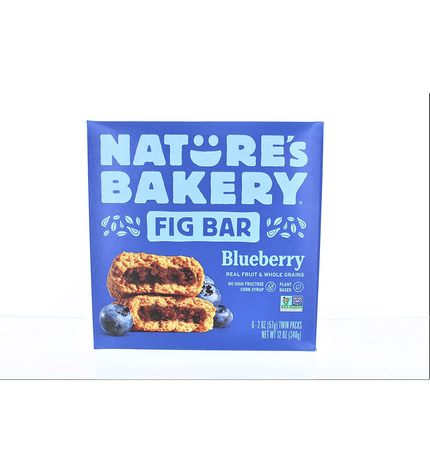Nature's Bakery Whole Wheat Fig Bars: Blueberry 6-ct (Pack of 4)