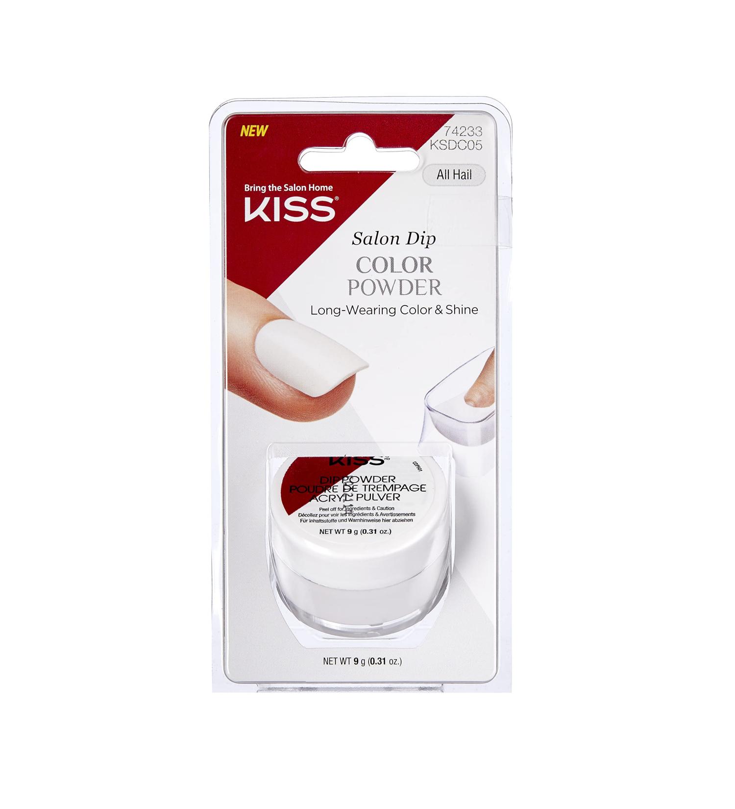 KISS Salon Dip Color Powder in All Hail White - Long Lasting and Professional Results - Buy Online on GoSupps.com