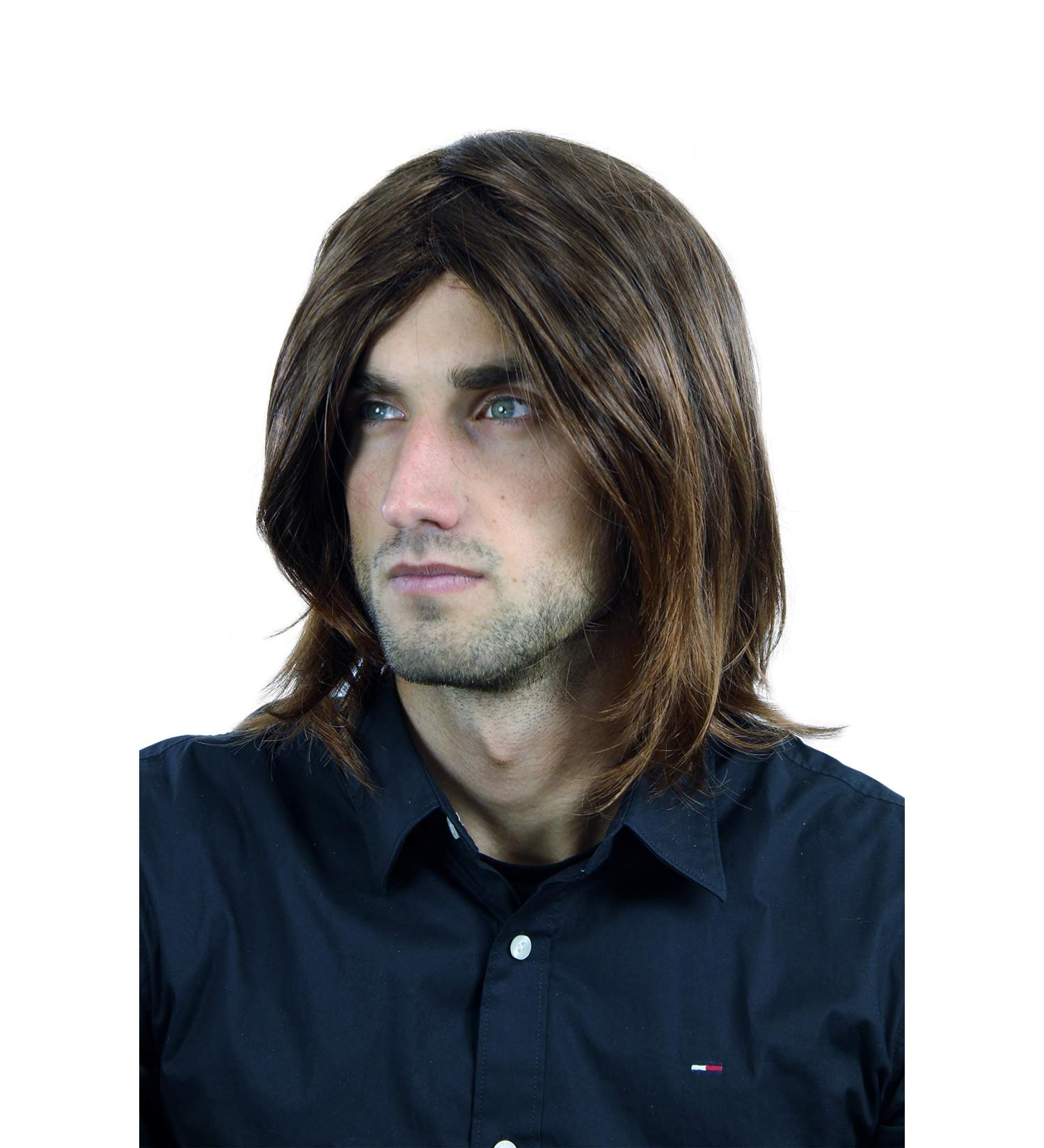 WIG ME UP Men's Long Wig - Youthful Brown & Reddish Brown with Bleached Tips - CM-431-4T30 - Buy Online on GoSupps.com