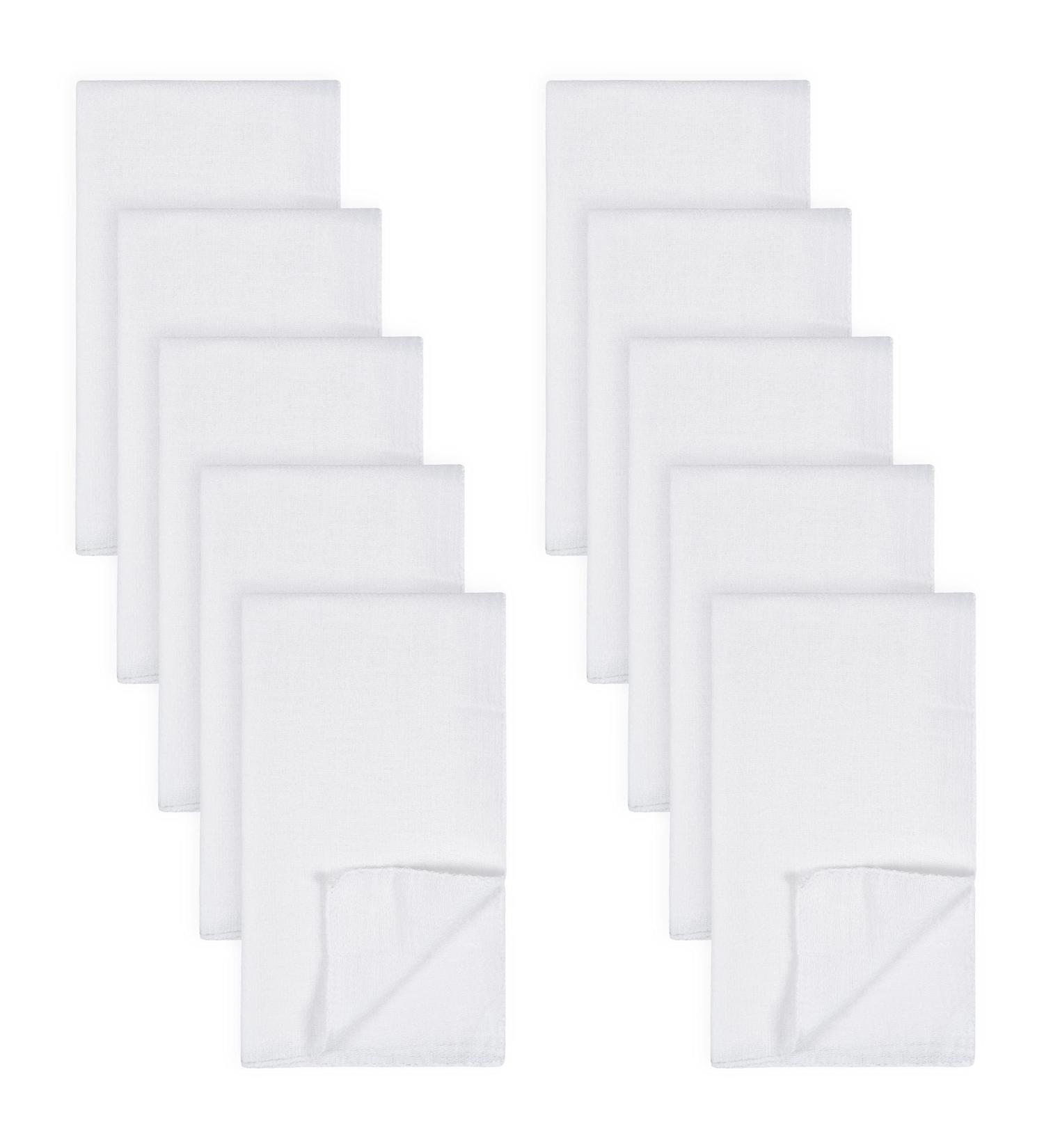 Gerber Birdseye Flatfold Cloth Diapers - White - 24x27 Inch (Pack of 10) - Buy Online on GoSupps.com