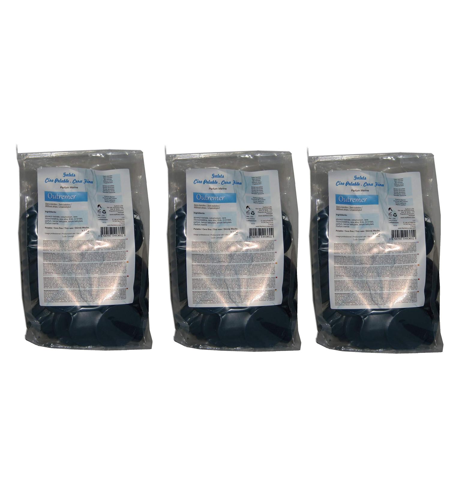 Storepil – 3 kg Peel-Off Wax Pebbles – Outremer for Hair Removal Without Strips