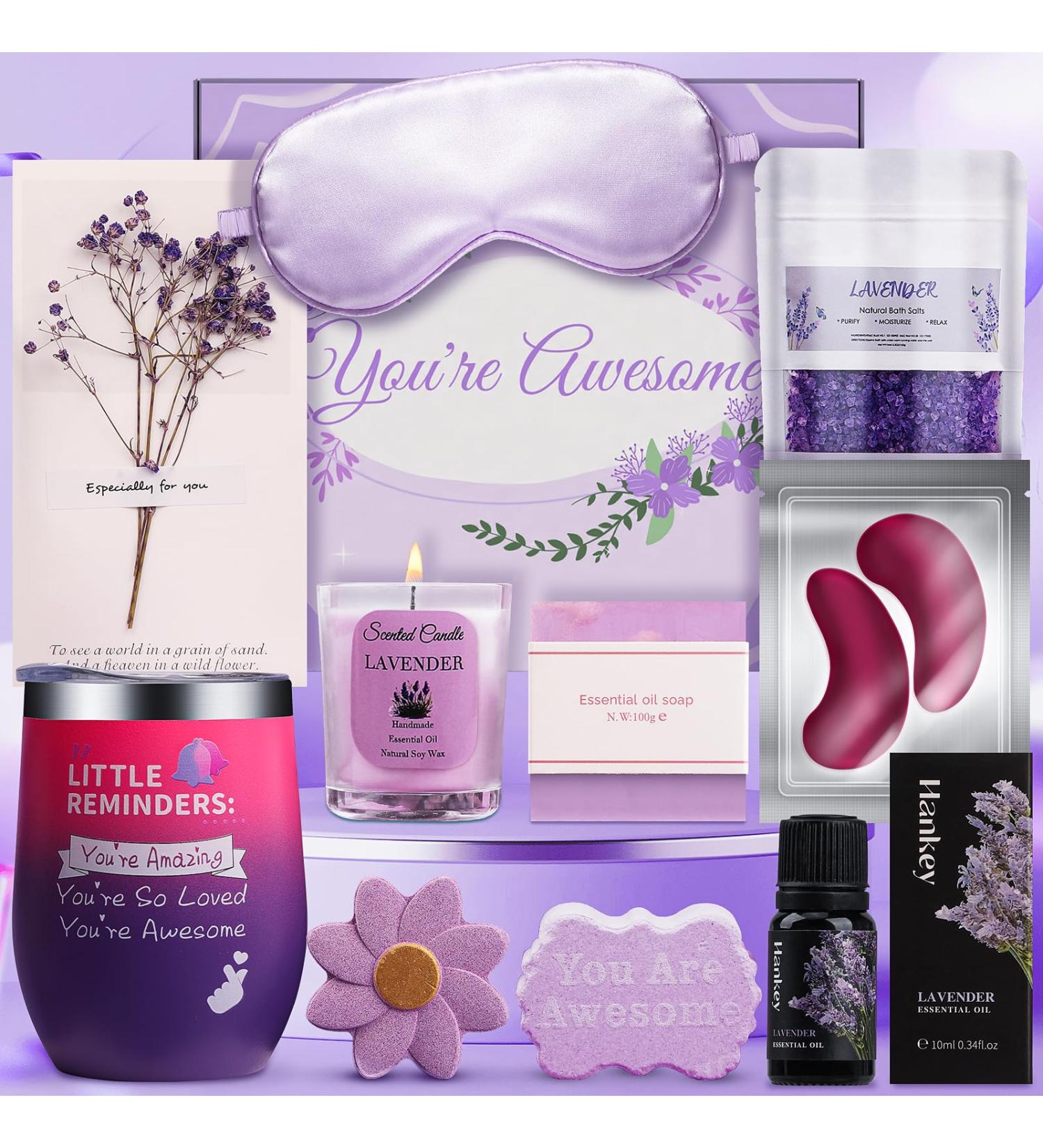 Relaxing Spa Gifts Set - Unique Birthday & Self Care Kit for Women | Perfect for Mother's Day Christmas & Special Occasions - Buy Online on GoSupps.com