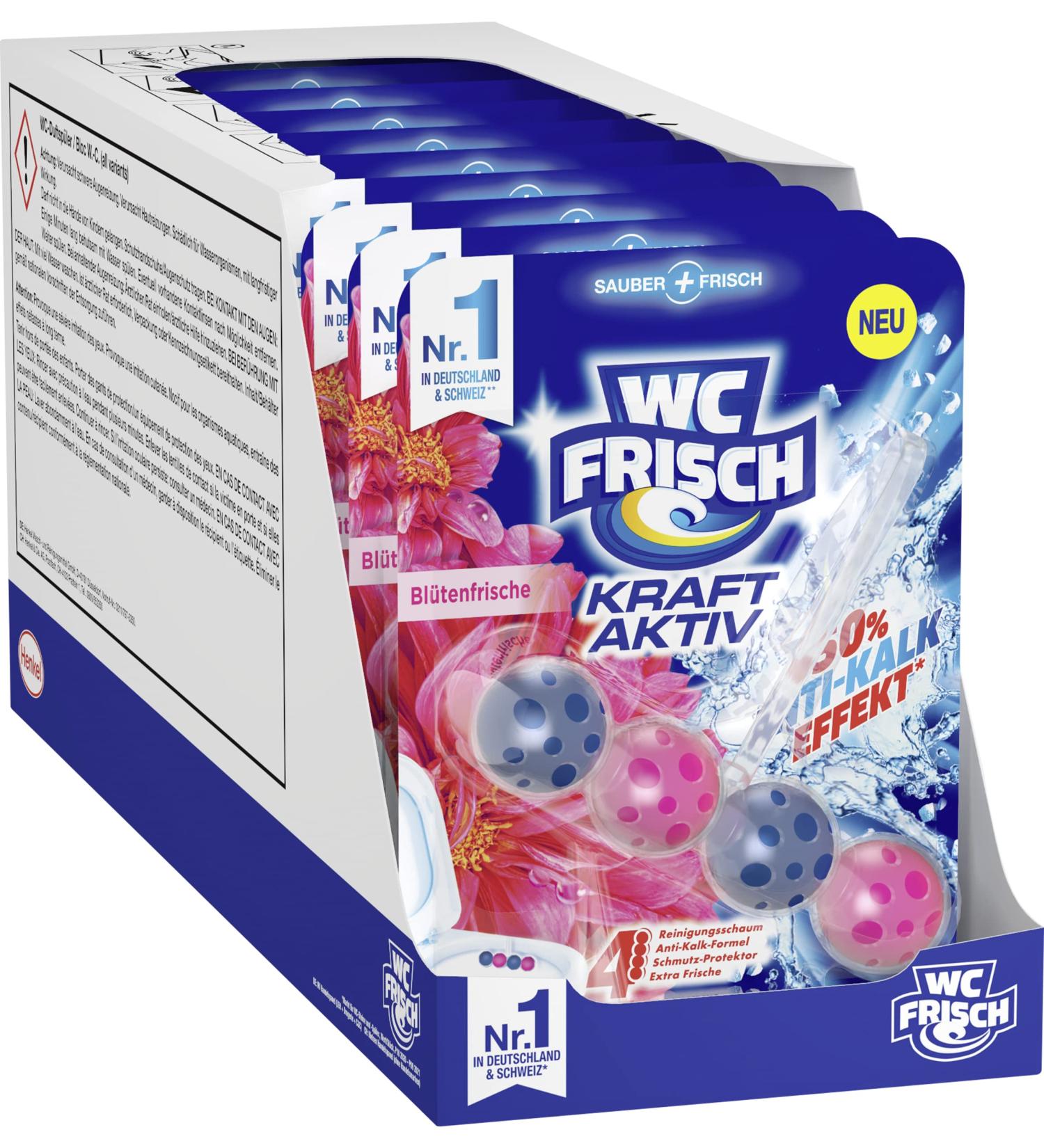 Toilet Fresh Power Active Blossom Toilet Cleaner - 10 Pack | 50% More Shine & Freshness for International Shipping - Buy Online on GoSupps.com