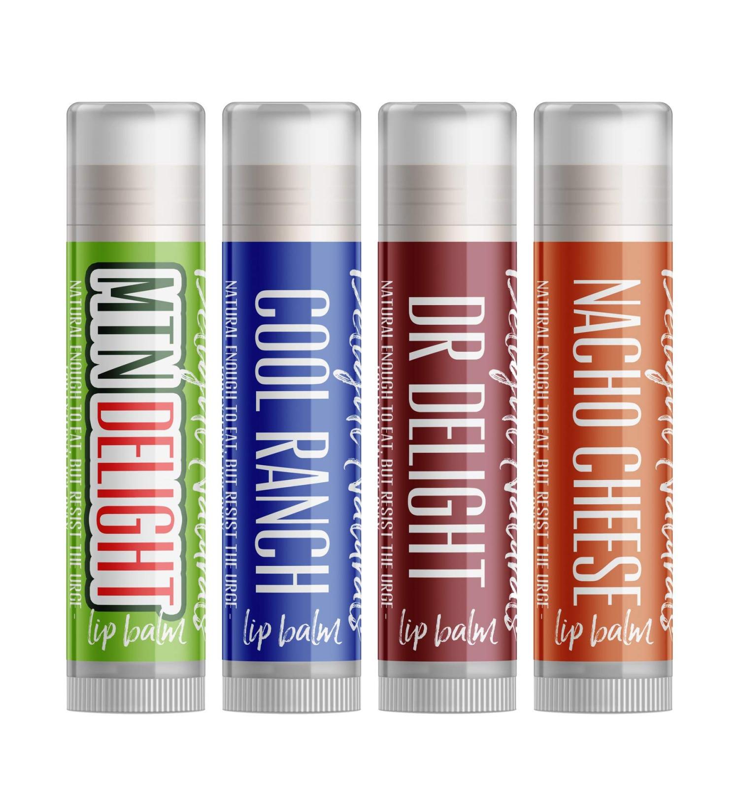 Snack Time Lip Balm Gift Set - MTN Delight Cool Ranch Dr Delight Nacho Cheese