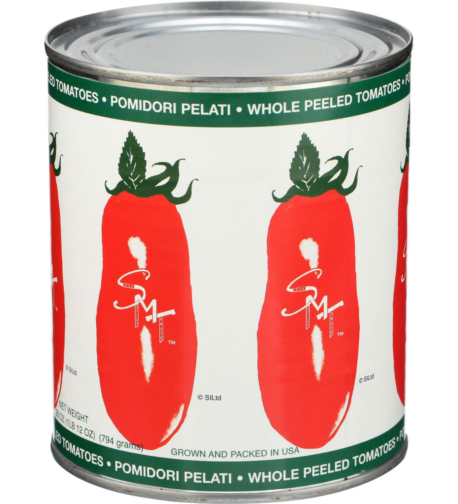 San Marzano Whole Peeled Tomatoes 28 oz - Premium Italian Tomatoes for Authentic Flavors - Buy Online on GoSupps.com