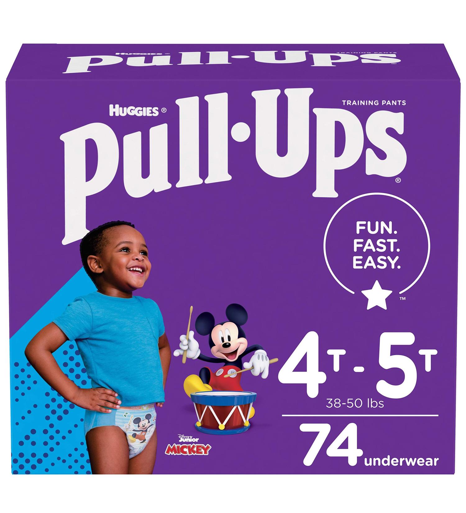 Pull-Ups Boys' 4T-5T Training Pants, 74 Ct Multi-Colored Training Underwear - Buy Online on GoSupps.com