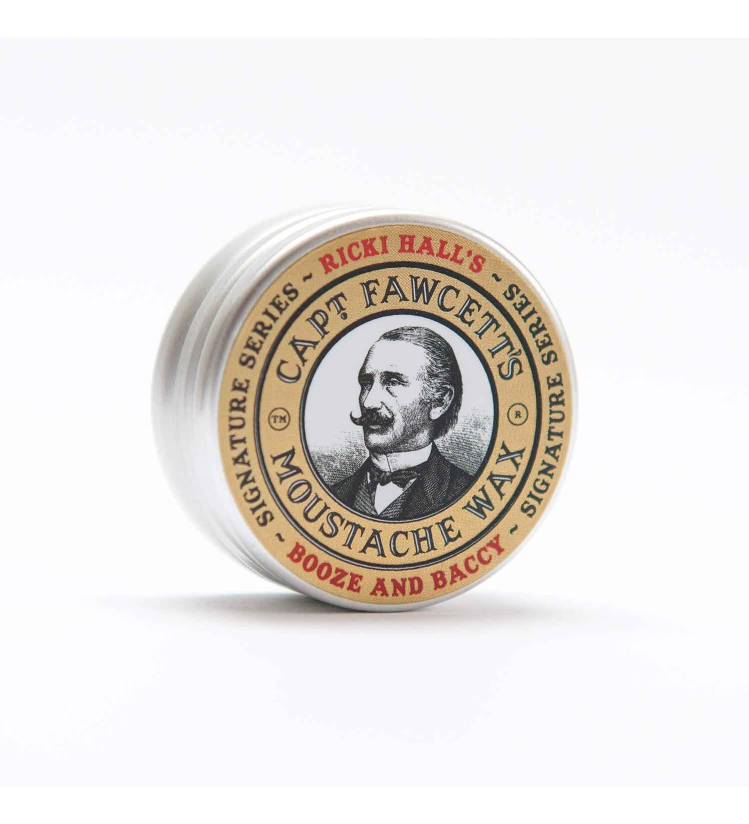 Buy Captain Fawcett Moustache Wax Ricki Hall 15ml - Premium Orange Scent for Stylish Grooming | International Shipping - Buy Online on GoSupps.com