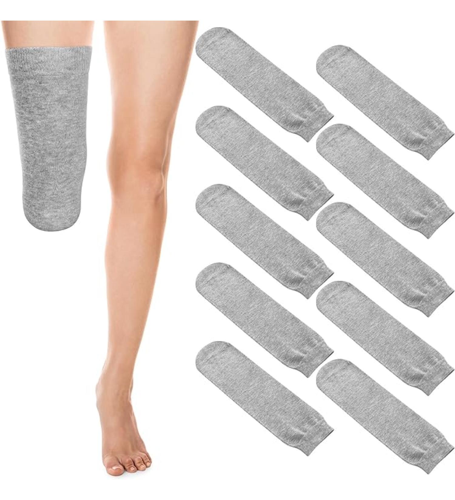 Bunnycool 10 Pcs Prosthetic Stump Shrinkers Amputee Socks - Gray | Men Women's Prosthetic Socks - Buy Online on GoSupps.com