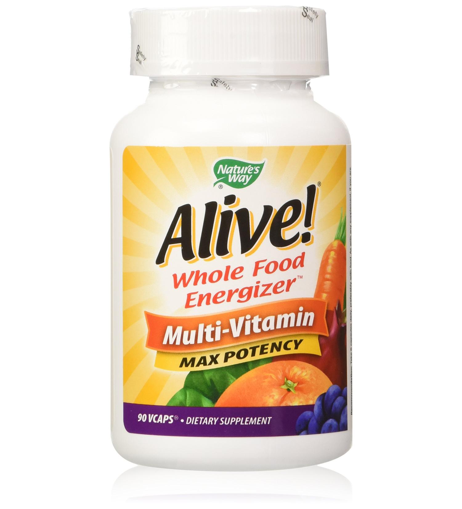 Alive! Max Potency Multi-Vitamin 90 VCAPS