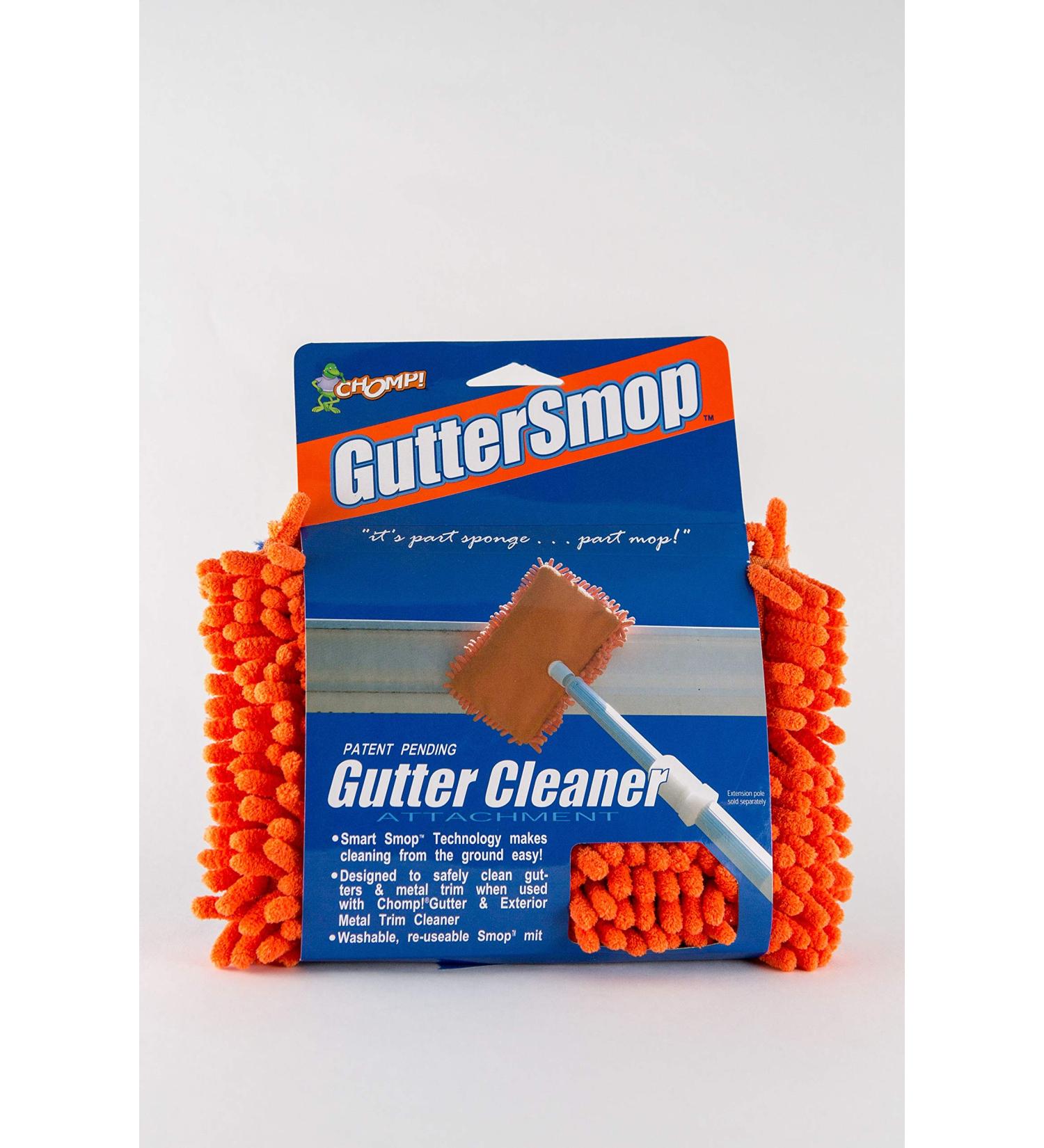 Chomp! Microfiber Gutter Cleaner Tool - Ultimate Solution for Rain Gutters Siding & Metal Trim | Remove Black Streaks Mold & Dirt Effortlessly - Buy Online on GoSupps.com