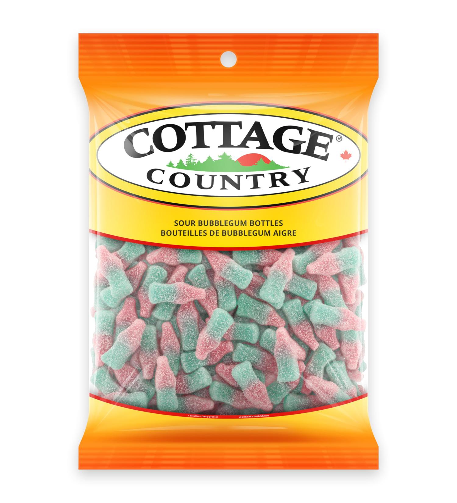 Cottage Country Sour Bubblegum Bottles 1KG - Buy Online on GoSupps.com