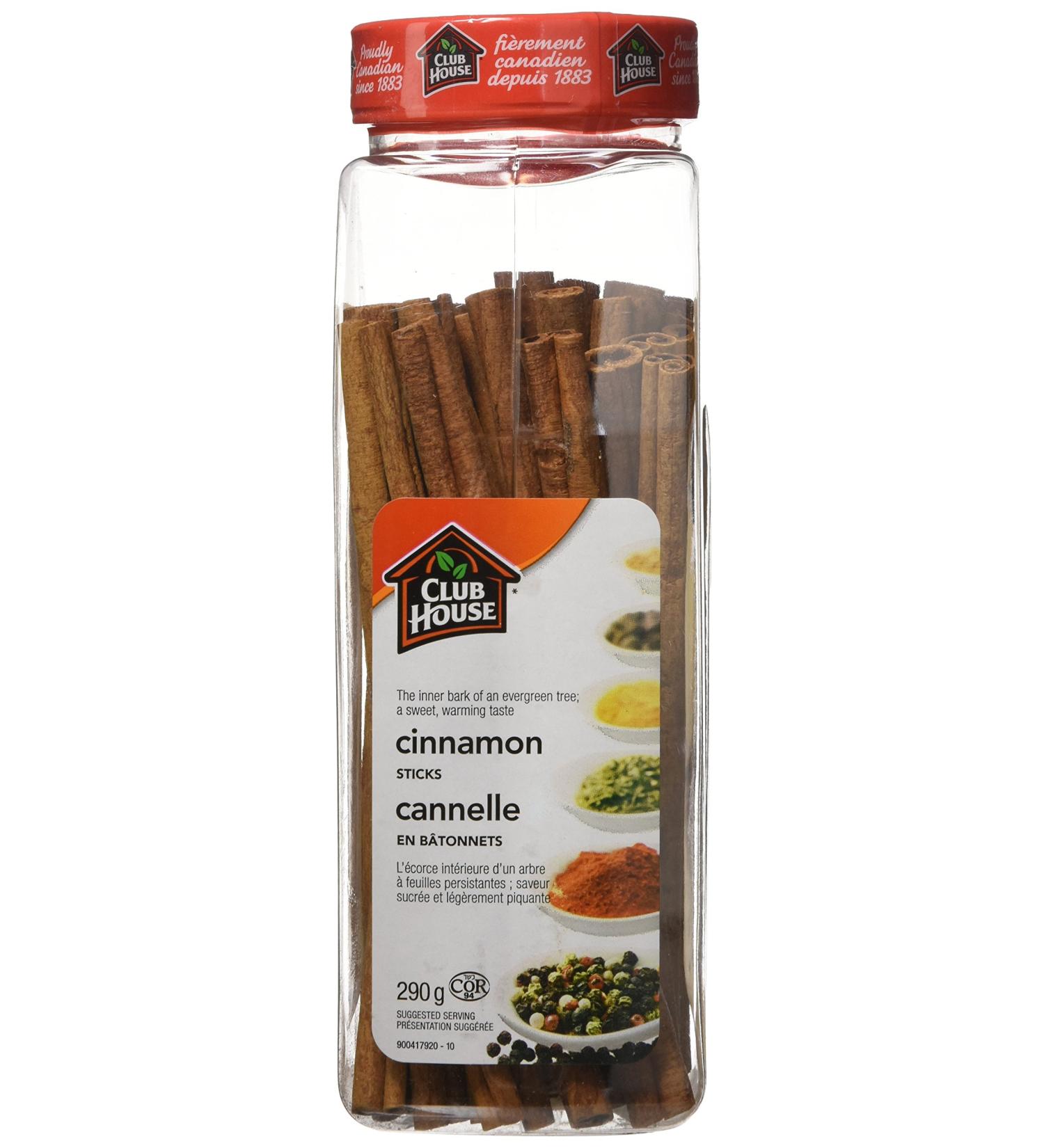 Club House Quality Natural Herbs and Spices Cinnamon Sticks 290g 290 g (Pack of 1) - Buy Online on GoSupps.com