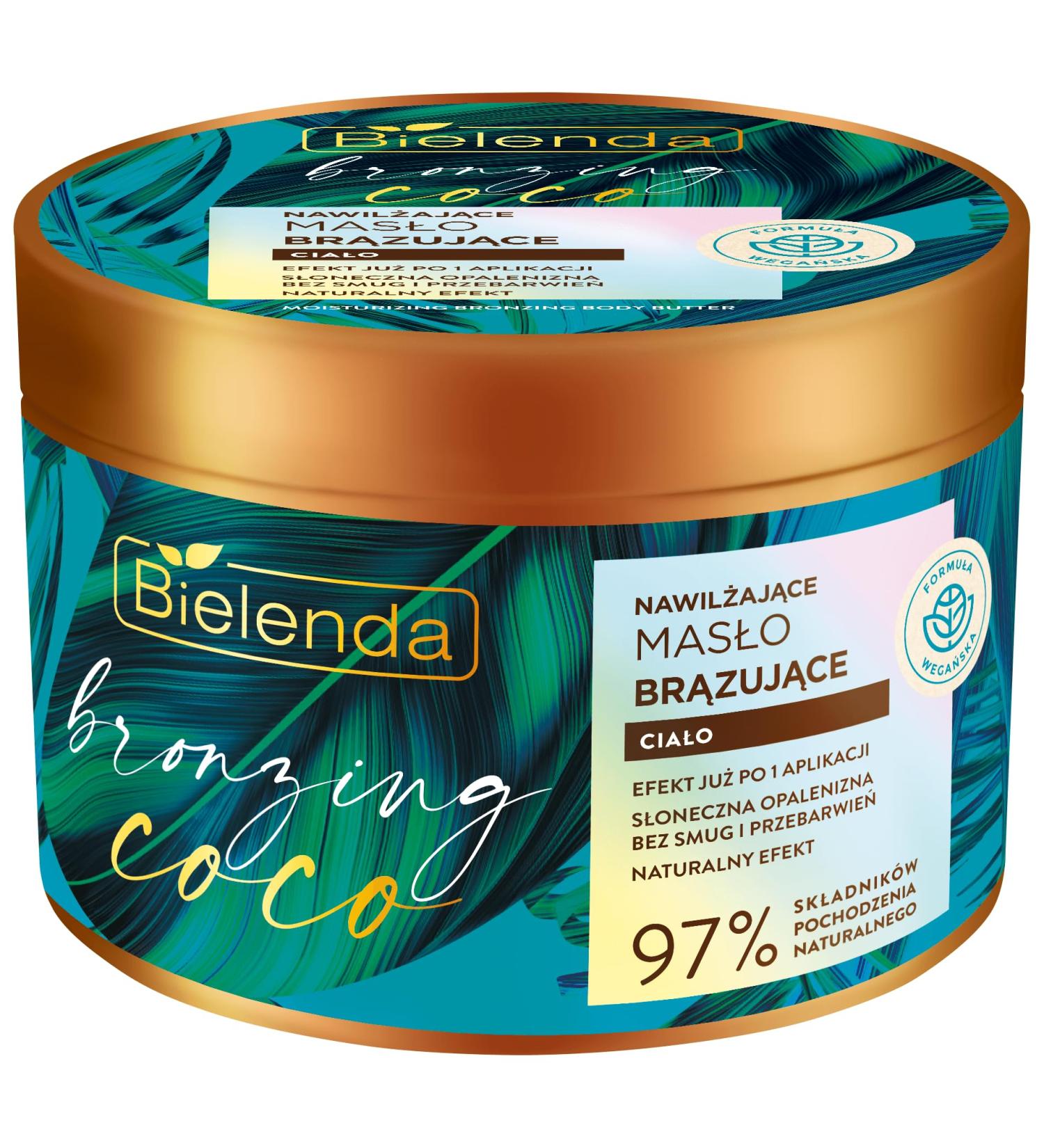 Bielenda Bronzing Coco Moisturizing Bronze Body Butter 97% Natural ingredients 200ml