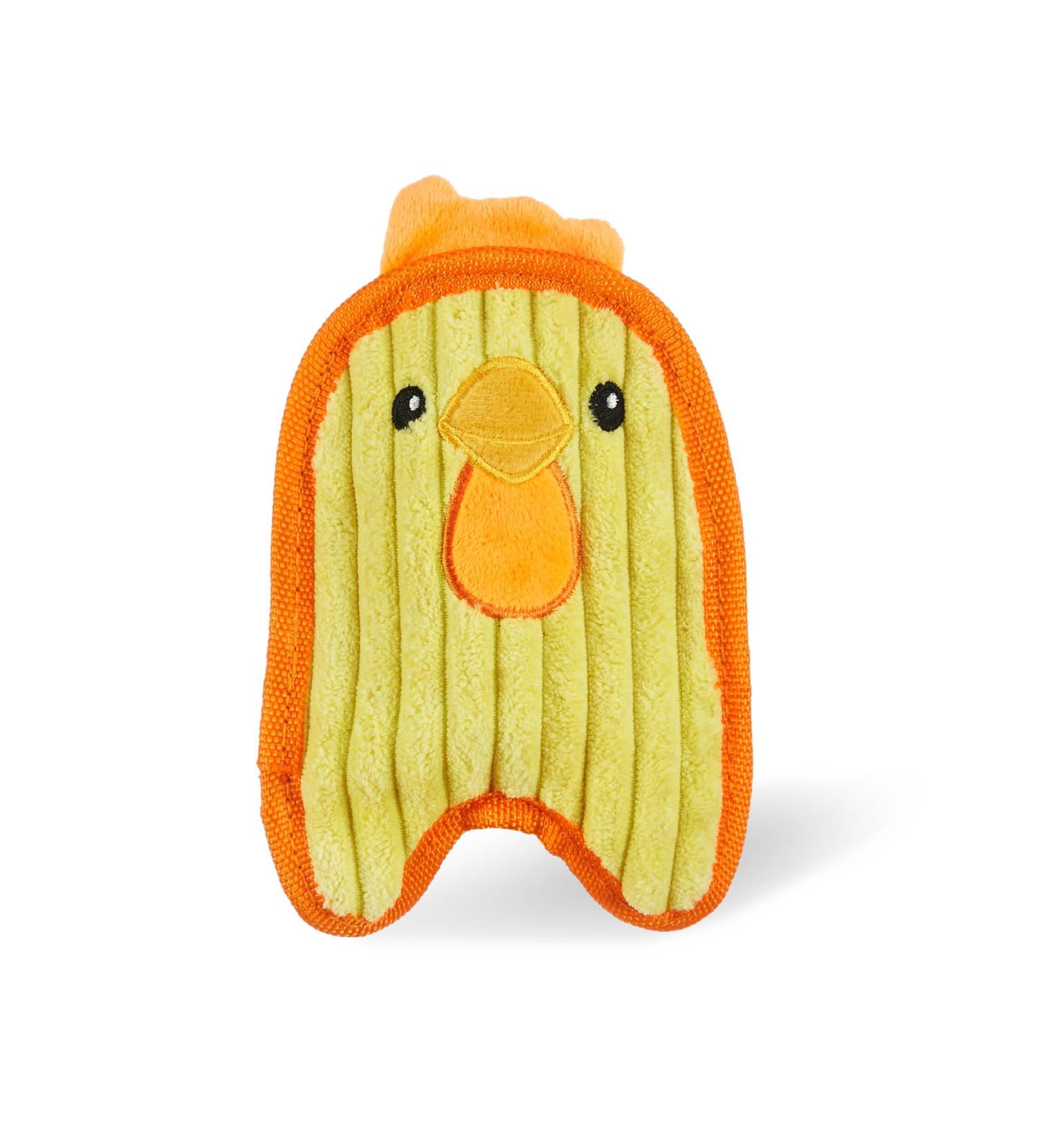 Outward Hound Invincibles Minis Heavy Duty Squeaky Dog Toy Mini Chicken XS Durable Yellow Toy for Small Dogs - Buy Online on GoSupps.com