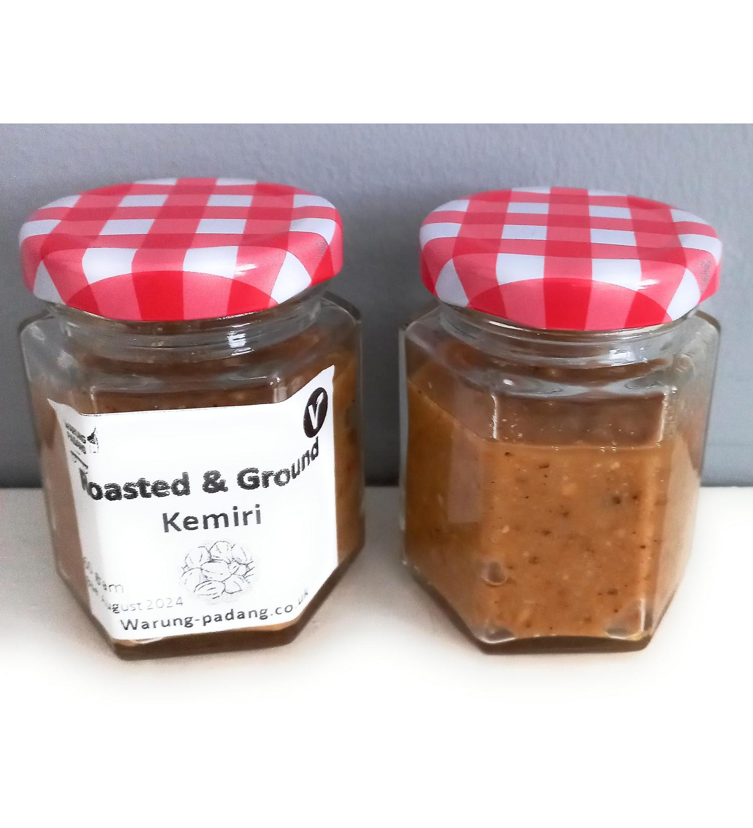 Roasted Kemiri/Candlenut Paste-60 Gram (Pack of 2) - Vegetarian & Halal