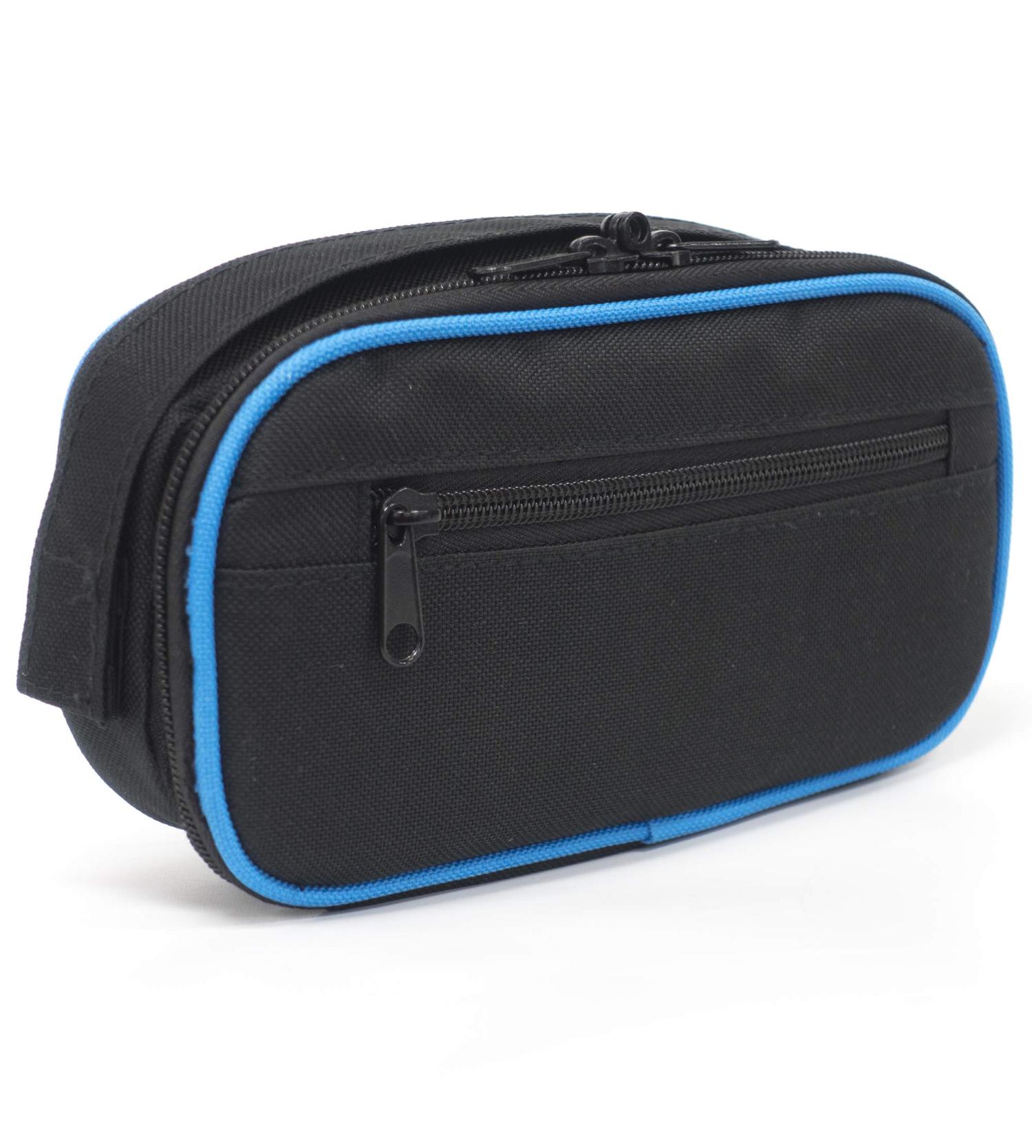 Diabetic Insulin Cooler Travel Case with Freezer Gel Pack - Black/Blue - Buy Online on GoSupps.com