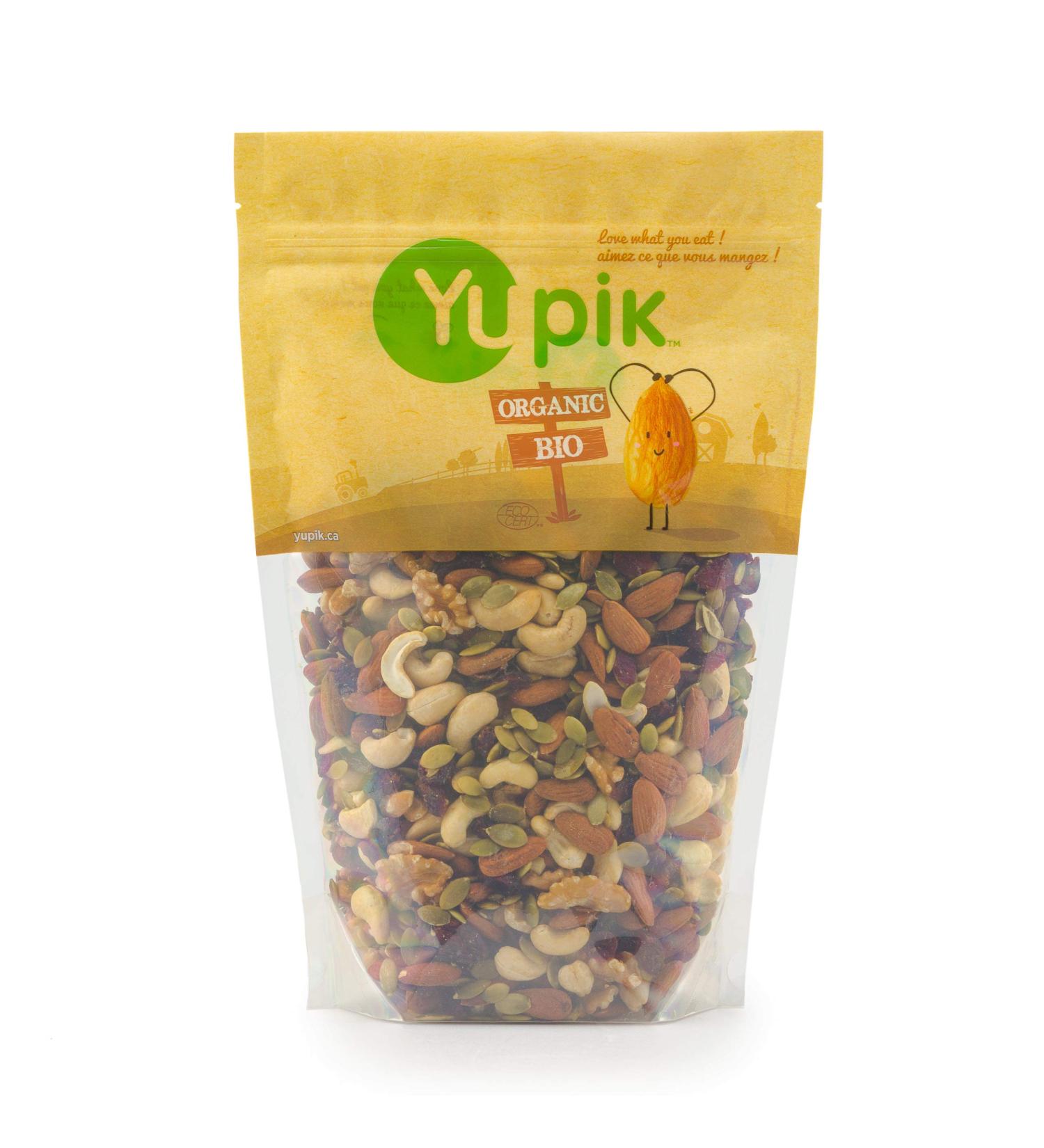 Yupik Organic Protein Boost Trail Mix 2.2lb - Nut & Seed Blend with Cranberries - Buy Online on GoSupps.com