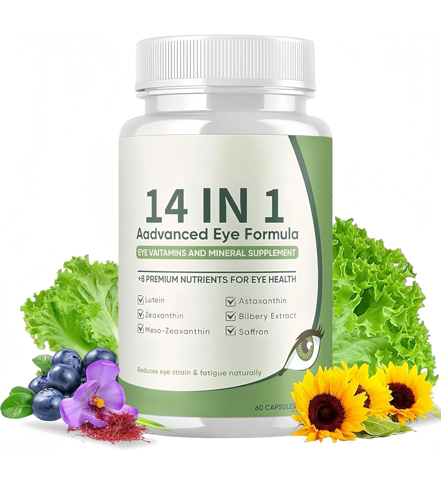 14 in 1 Advanced Eye Formula new 60 oz 2Pcs - Buy Online on GoSupps.com