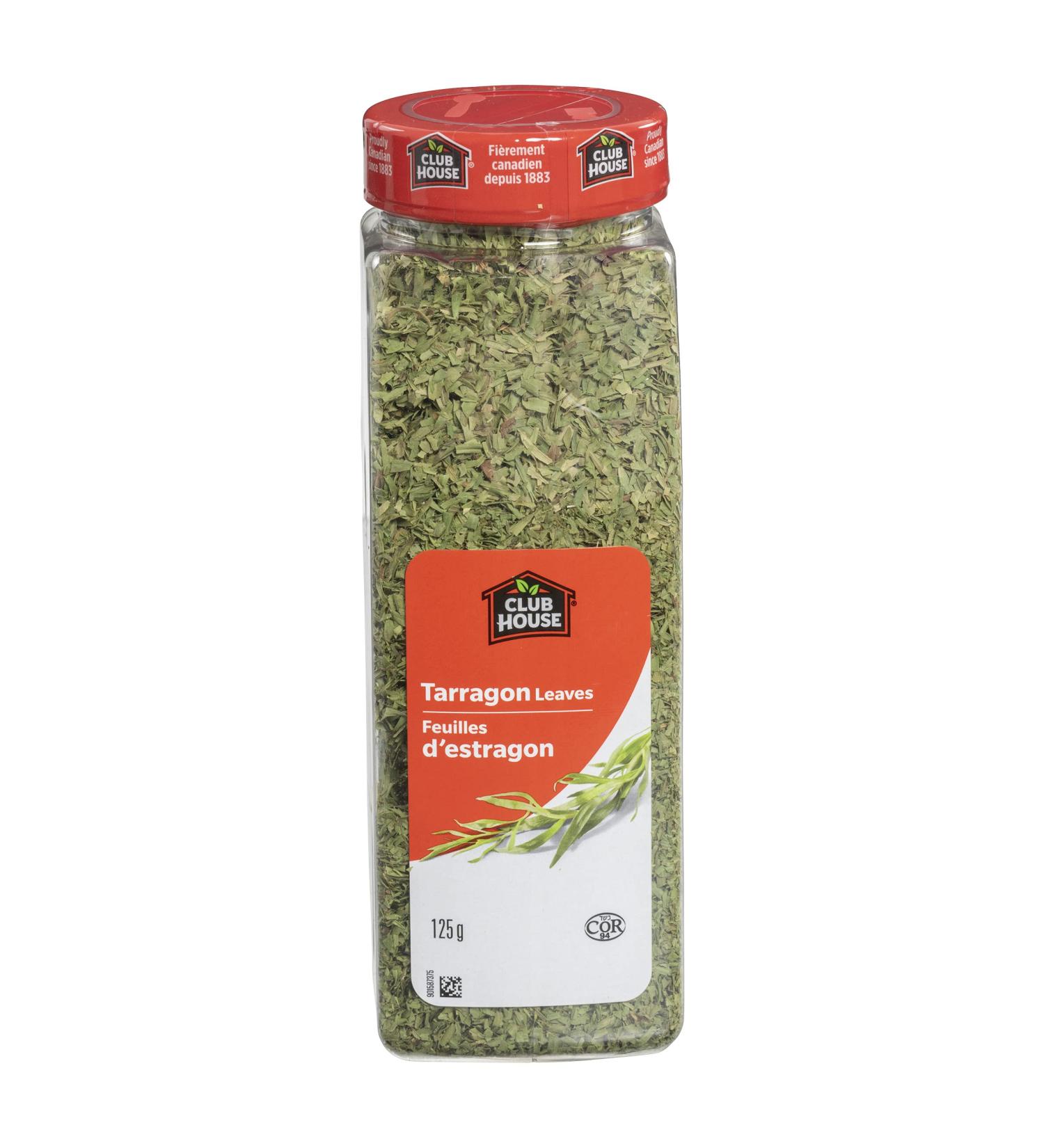 Club House Quality Natural Herbs & Spices Tarragon Leaves 125g Case Pack Count 12 125 g (Pack of 1) - Buy Online on GoSupps.com