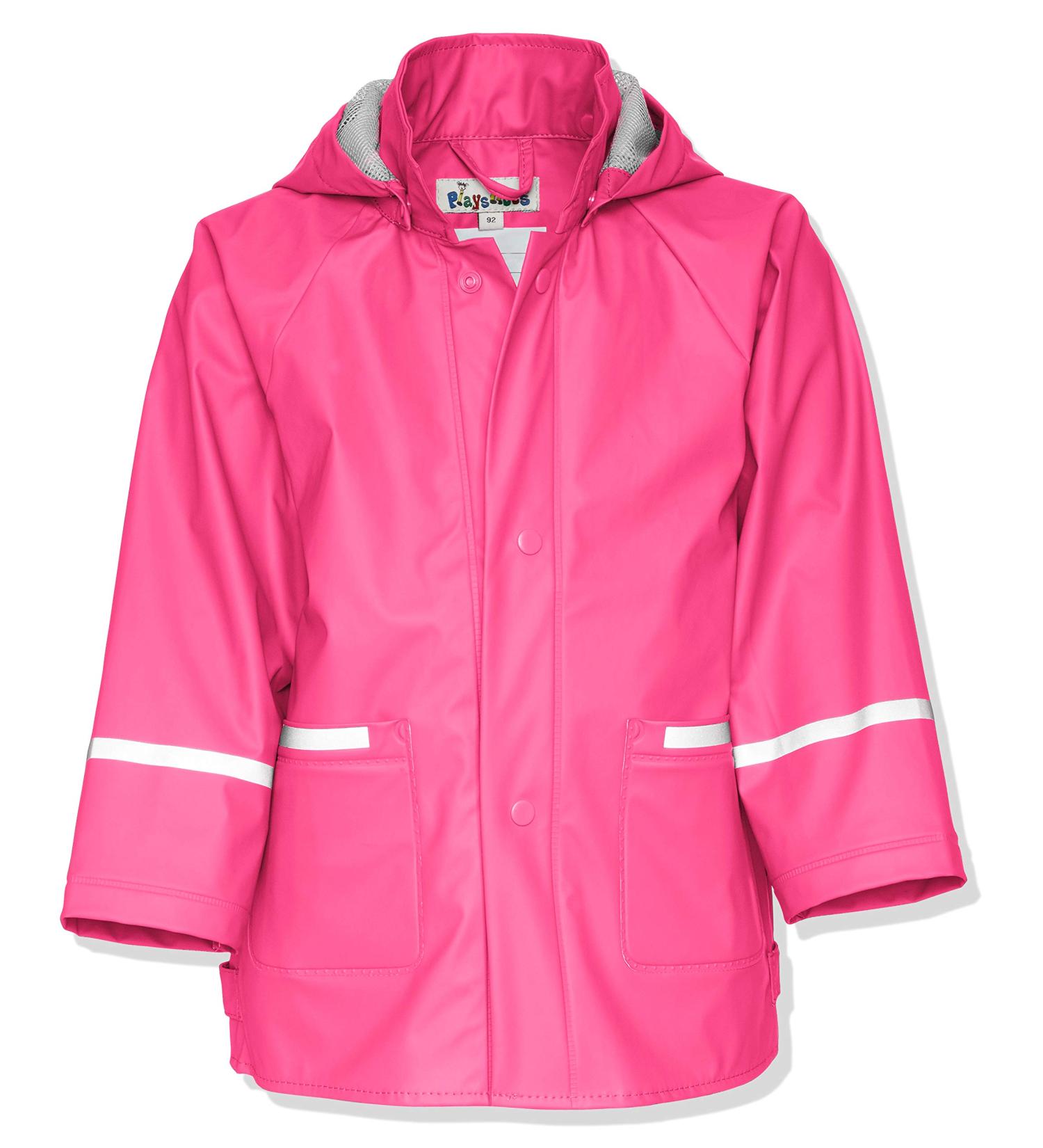 Playshoes Unisex Kid's Regenjacke | Waterproof Raincoat 80 Pink - Buy Online on GoSupps.com