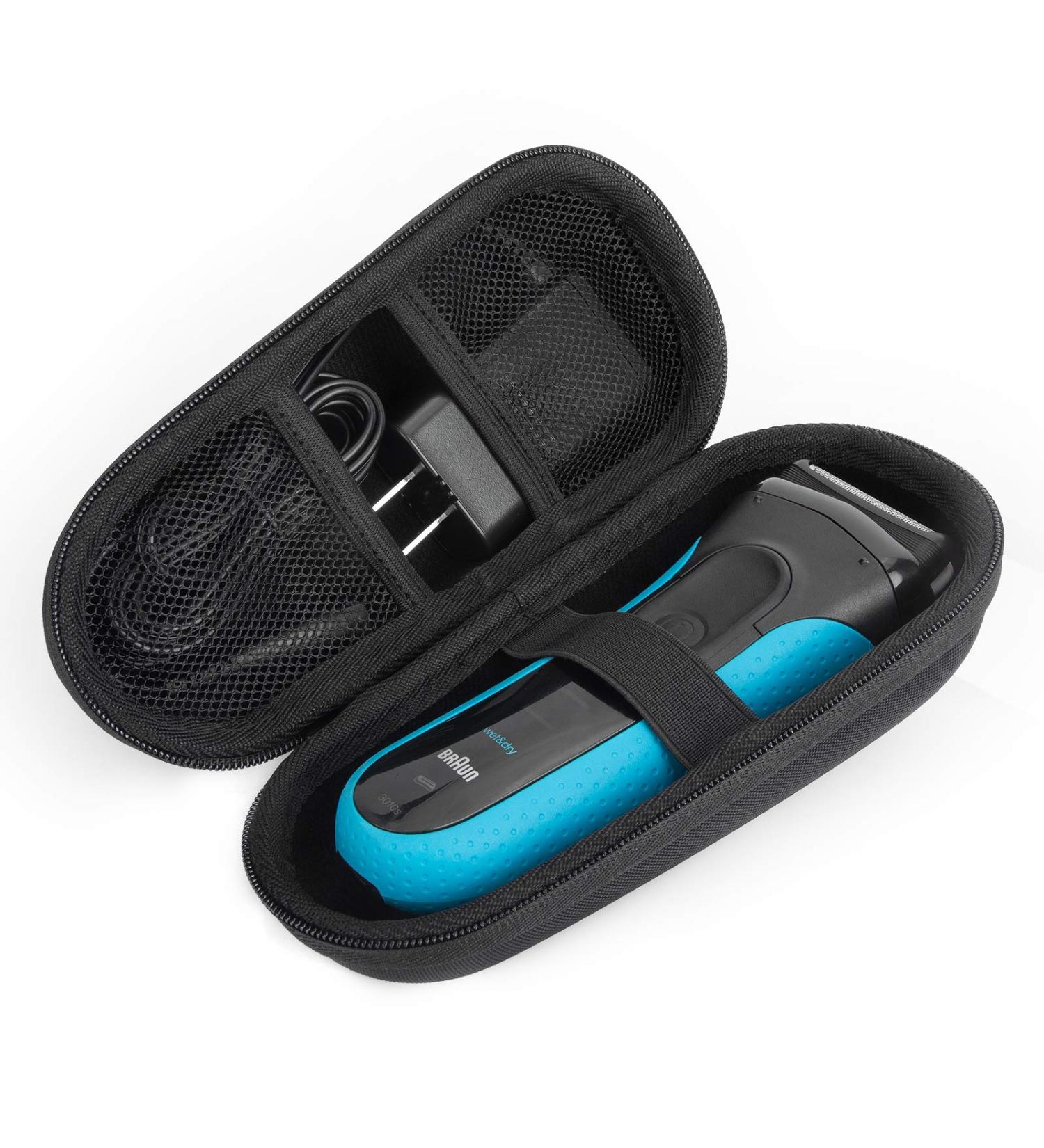 Yinke Hard Travel Case for Braun Series 3 & 5 Electric Razor Shaver - Protective Cover with Storage Bag (Black Interior) - Buy Online on GoSupps.com
