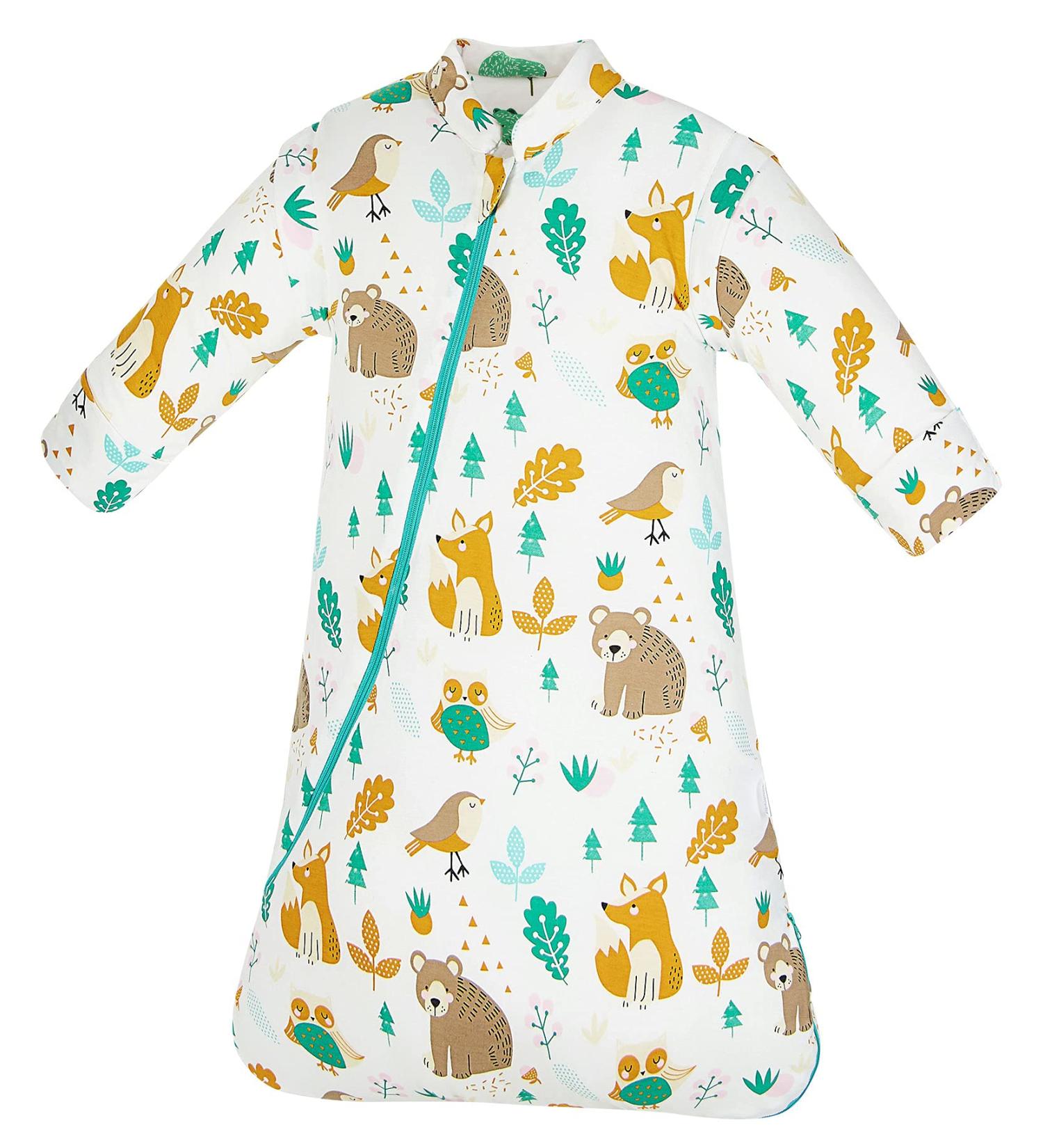 Brown Bear Baby Sleeping Bag | Winter Grow Bag for Babies 3-12 Months | Thick Sleep Sack with Double Zipper | Unisex Boys and Girls Wearable Blanket - Buy Online on GoSupps.com