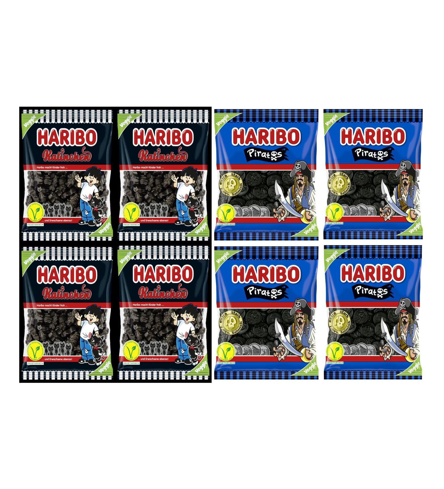 Liquorice Katinchen Liquorice Piratos Total 8 Bags of 175 g Sweets in Bag Including Shop of Wonder Thank You Sticker - Buy Online on GoSupps.com