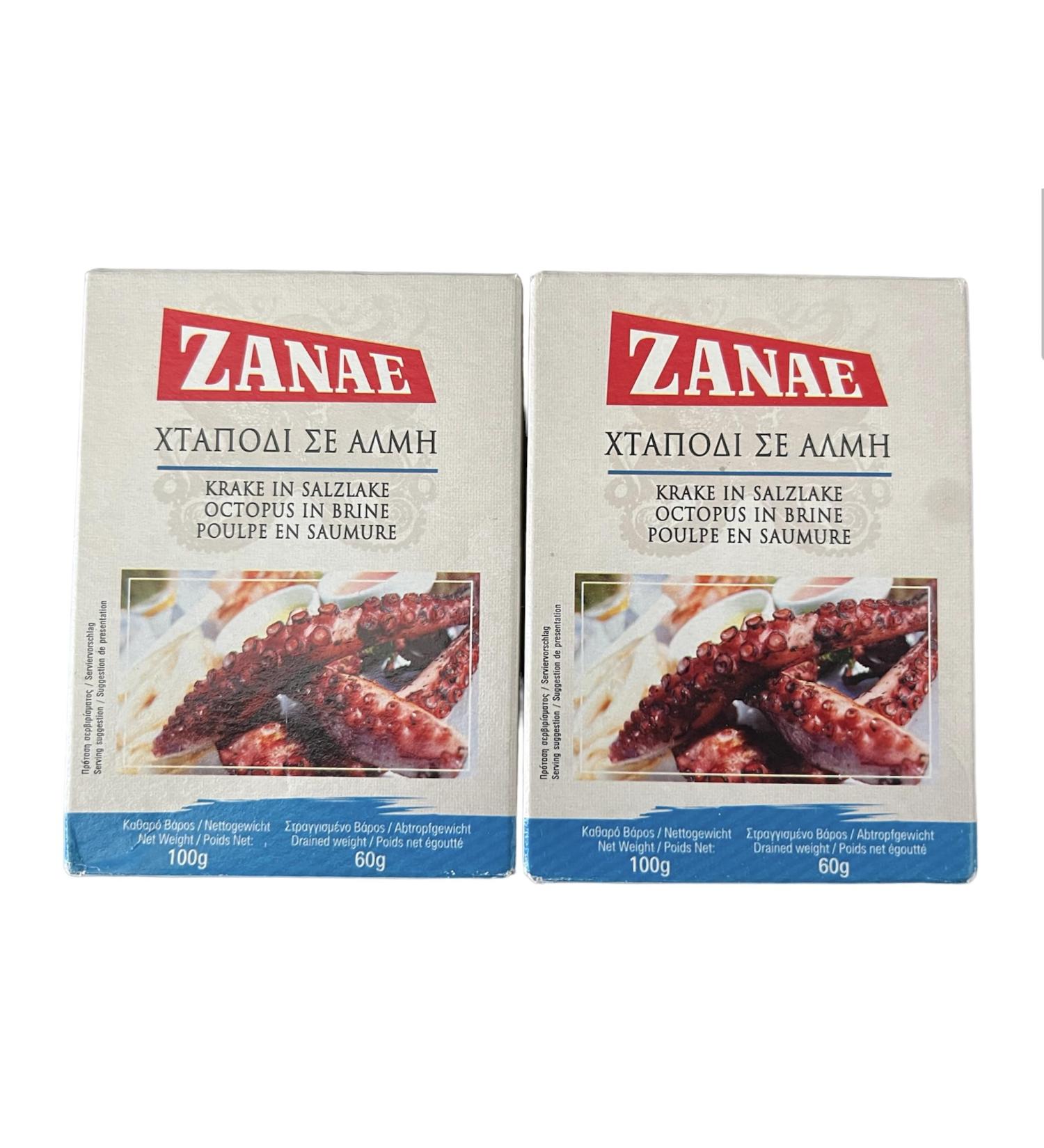 Zanea octopus in brine pack of 2