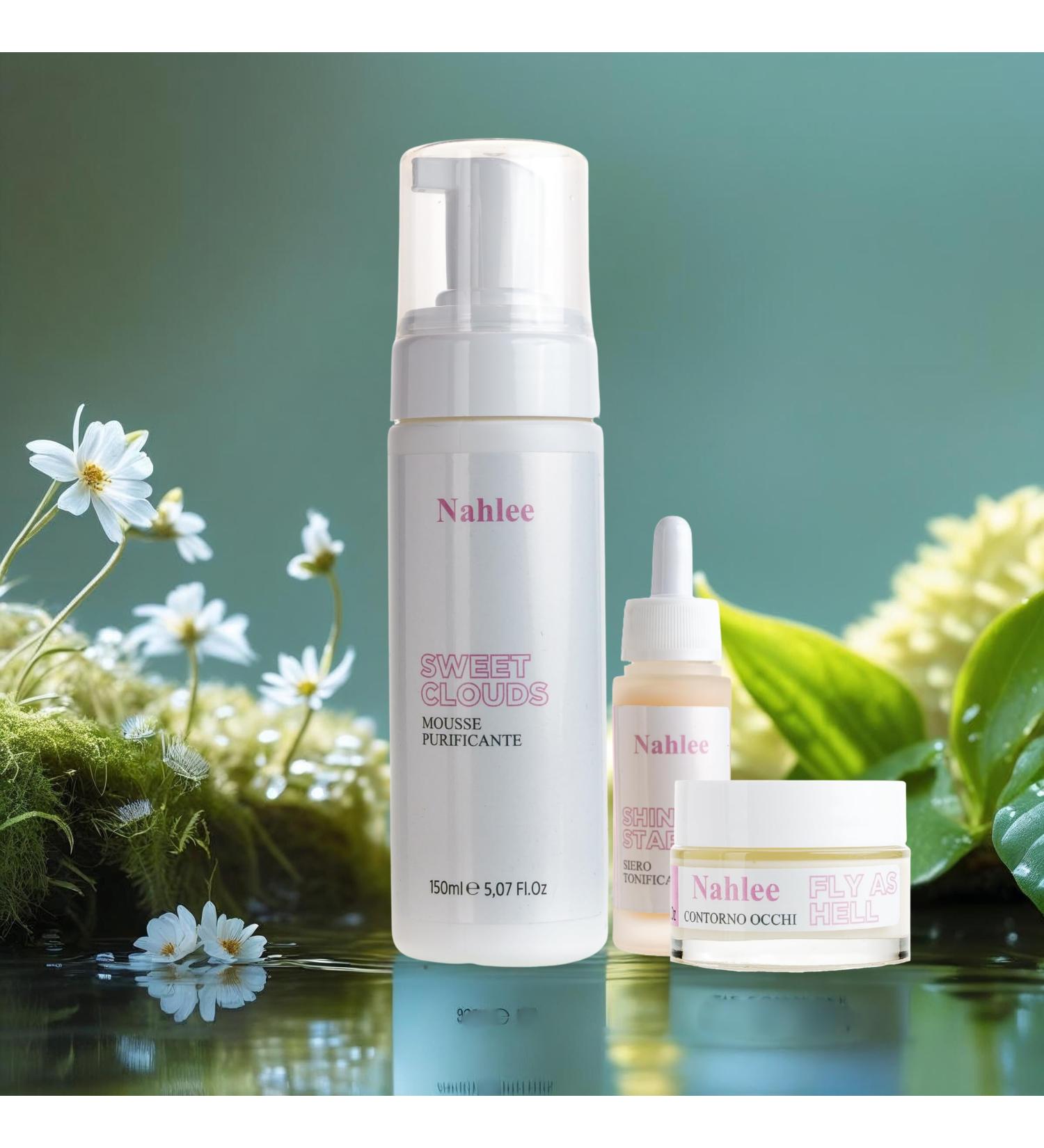  Nahlee Fresh Start Face Kit with 150ml cleansing foam 30ml anti-aging serum 20ml eye cream - Buy Online on GoSupps.com