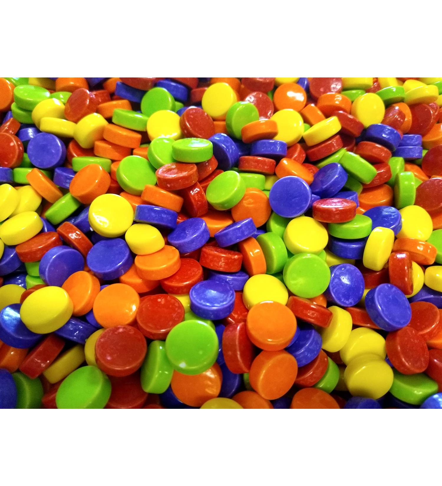 Pucker Ups Sour Candy - 2 lbs Assorted Fresh Flavors | Lemon Lime Orange Blue Raspberry Cherry - International Shipping - Buy Online on GoSupps.com