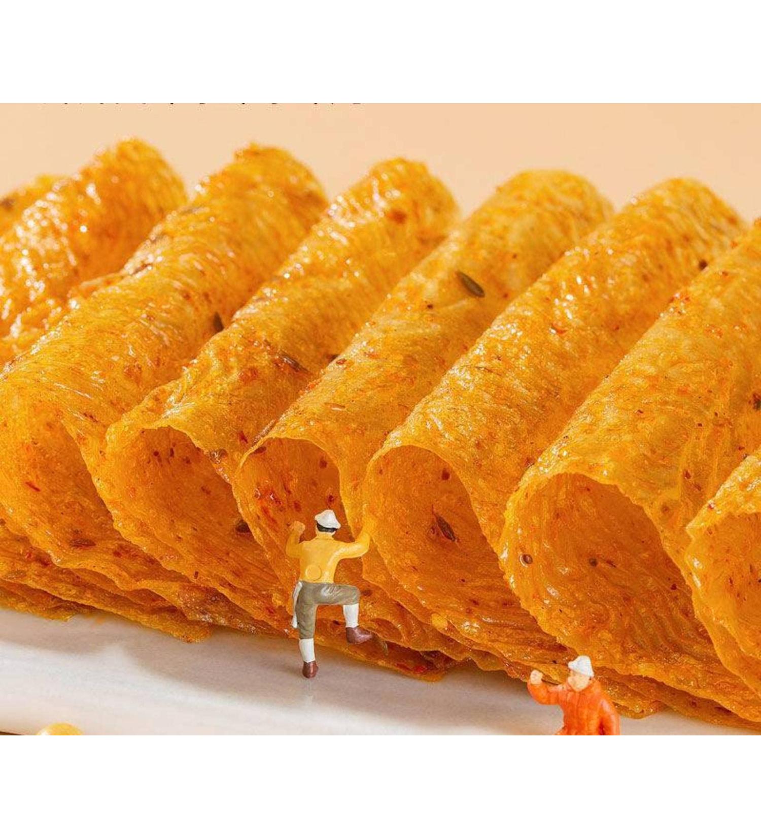 MBETA Old-Fashioned Large Spicy Slice A Large Number of Spicy Snacks Spicy Soy Milk Nostalgic Movie Leisure Spicy Food Strips 3 Pack - Buy Online on GoSupps.com