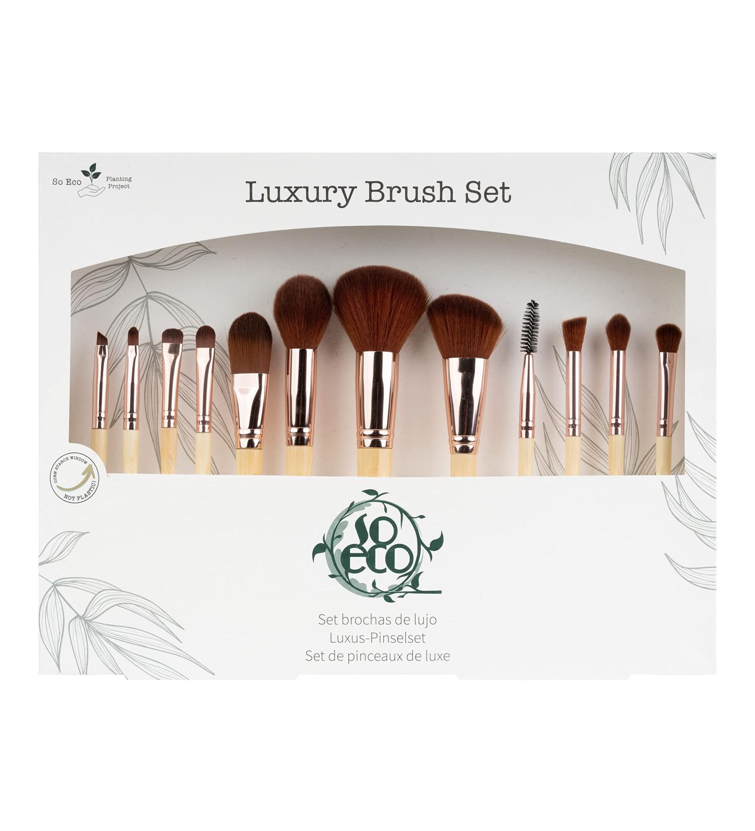 So Eco Luxury Brush Set - Eco-Friendly Makeup Brushes for Flawless Application | Shop Internationally - Buy Online on GoSupps.com