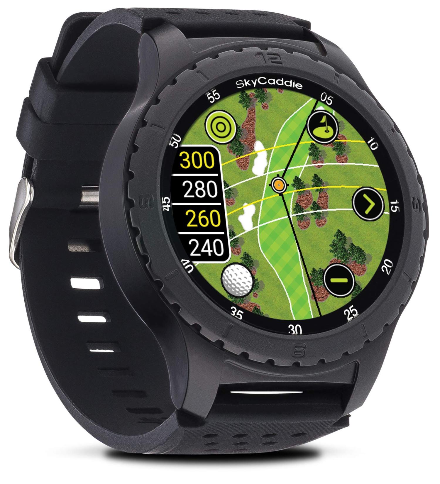 SkyCaddie LX5 GPS Golf Watch | Touchscreen Display | HD Color CourseView Maps | Black (Small) - Buy Online on GoSupps.com