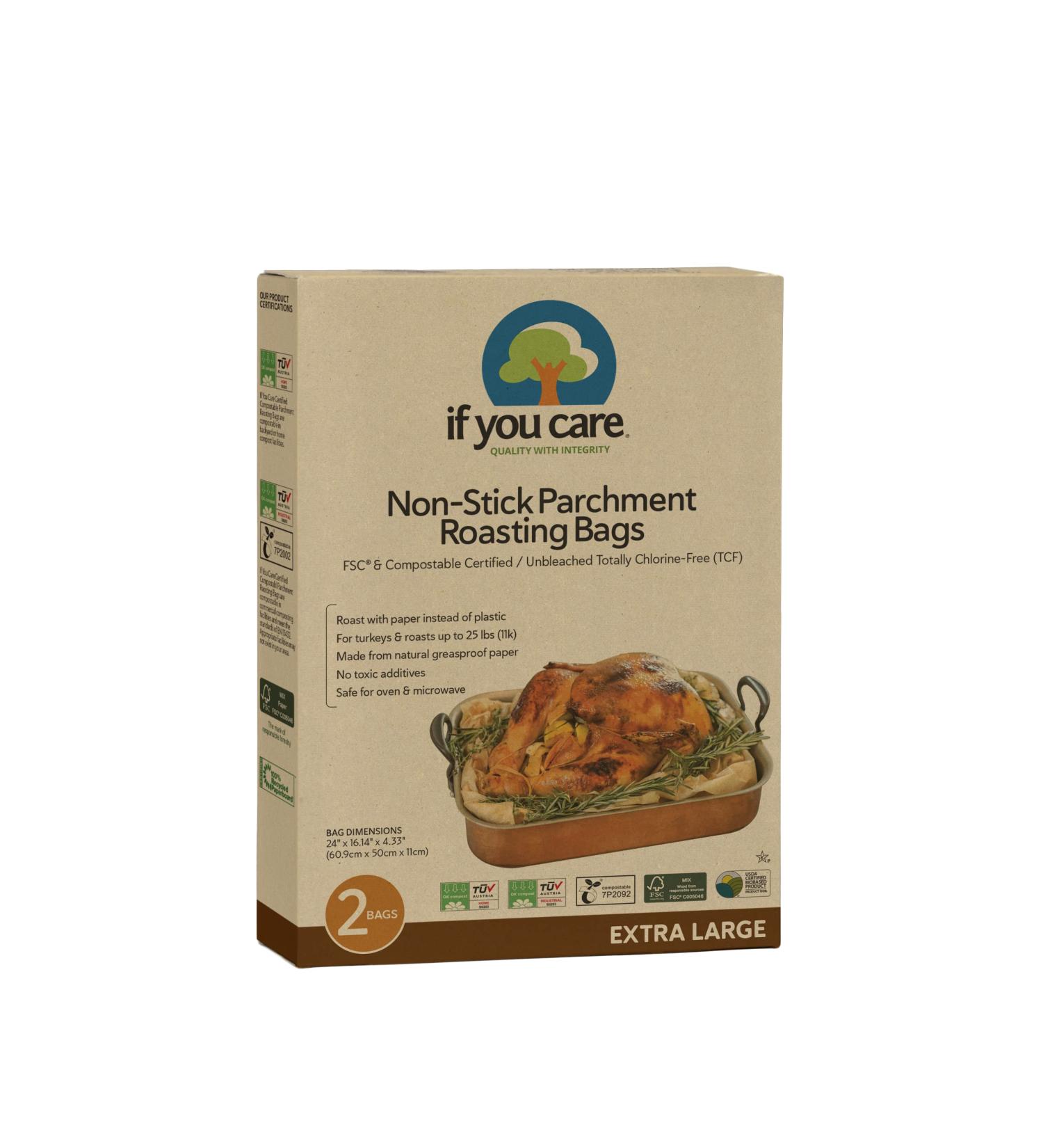If You Care Unbleached Parchment Roasting Bags - X-Large, Compostable, Nonstick, 2-Pack - Buy Online on GoSupps.com
