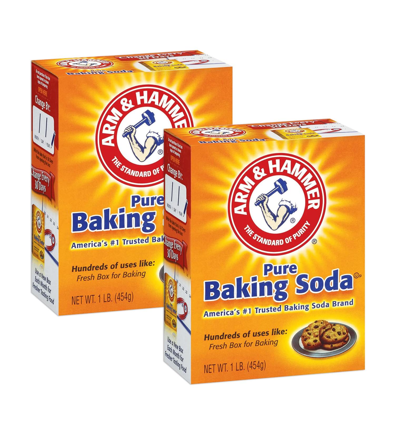 Arm & Hammer Baking Soda - 16 oz (2 Pack) | 2 Pounds Total - Buy Online on GoSupps.com
