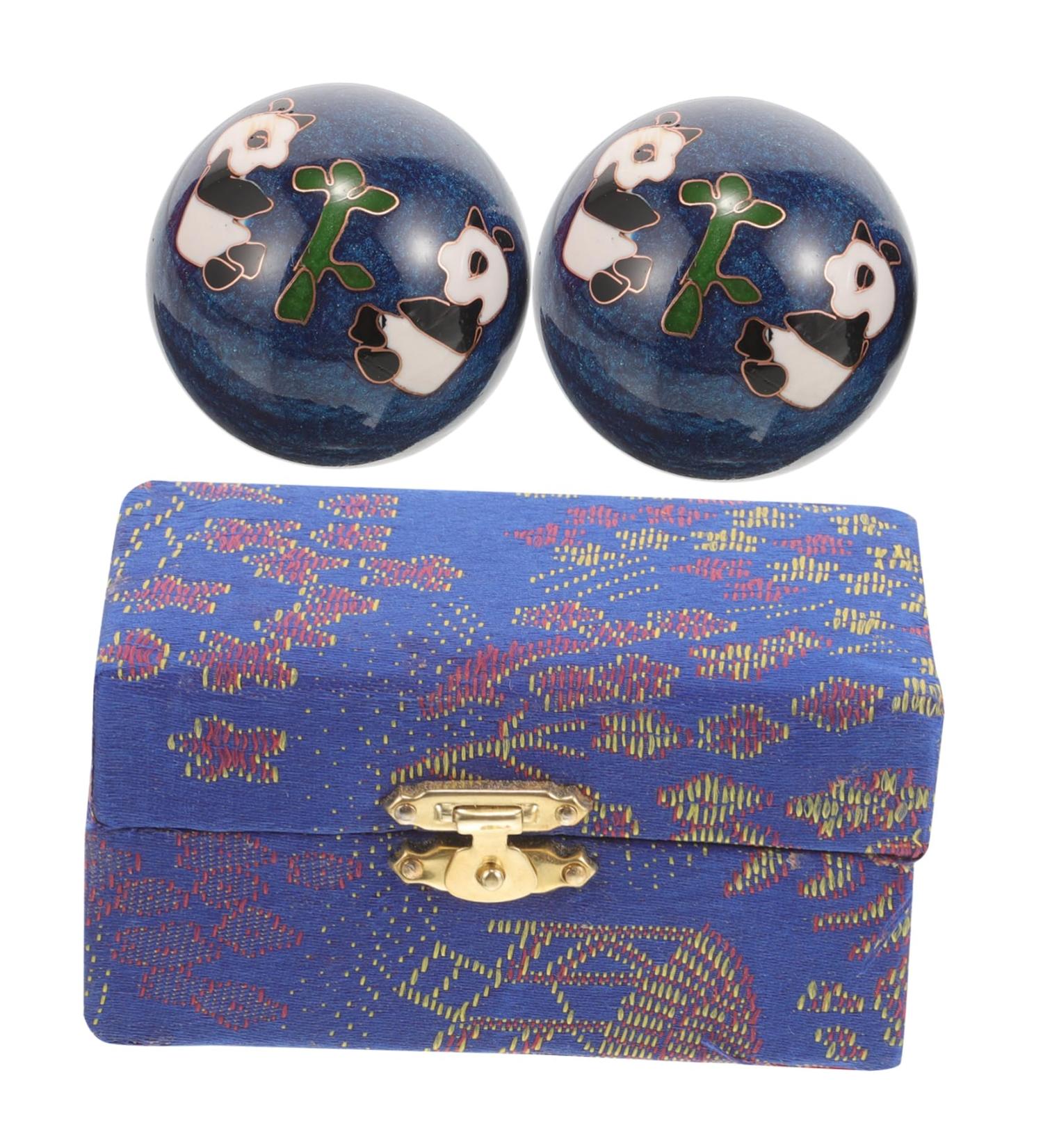 Beavorty 2-St Fitness Handball & Baoding Balls - Hand Exercise & Massage Equipment for Optimal Health - Buy Online on GoSupps.com