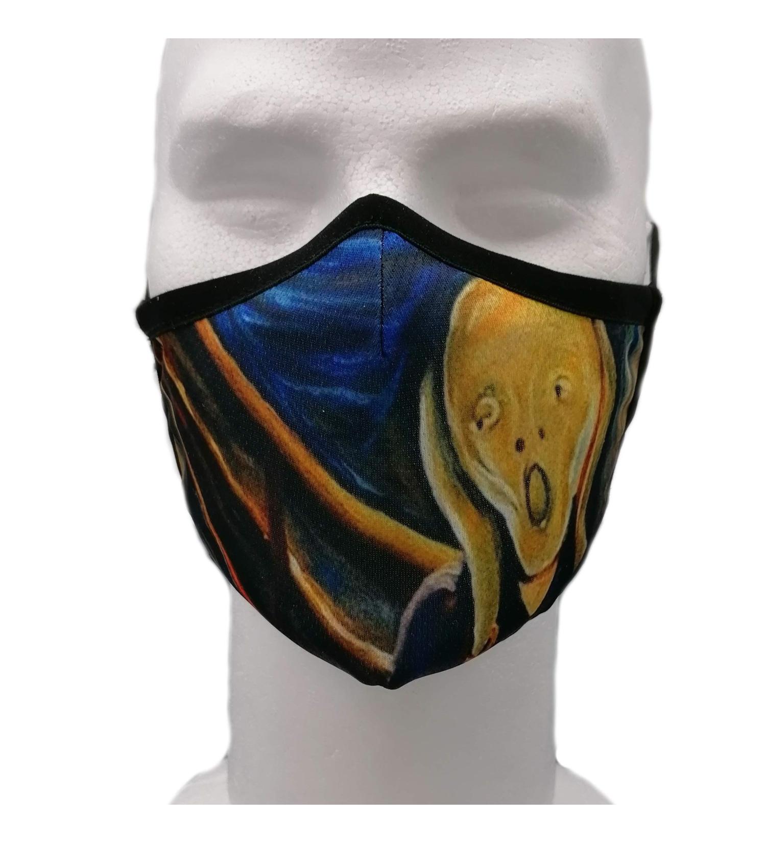 YPM Face Covering Mask Men Scream Washable Multicolor 0.021 kg - Buy Online on GoSupps.com